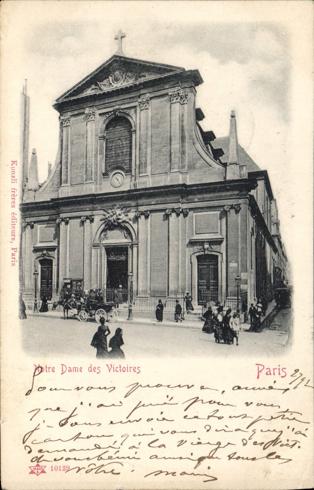 CPA Notre Dame des Victoires Paris