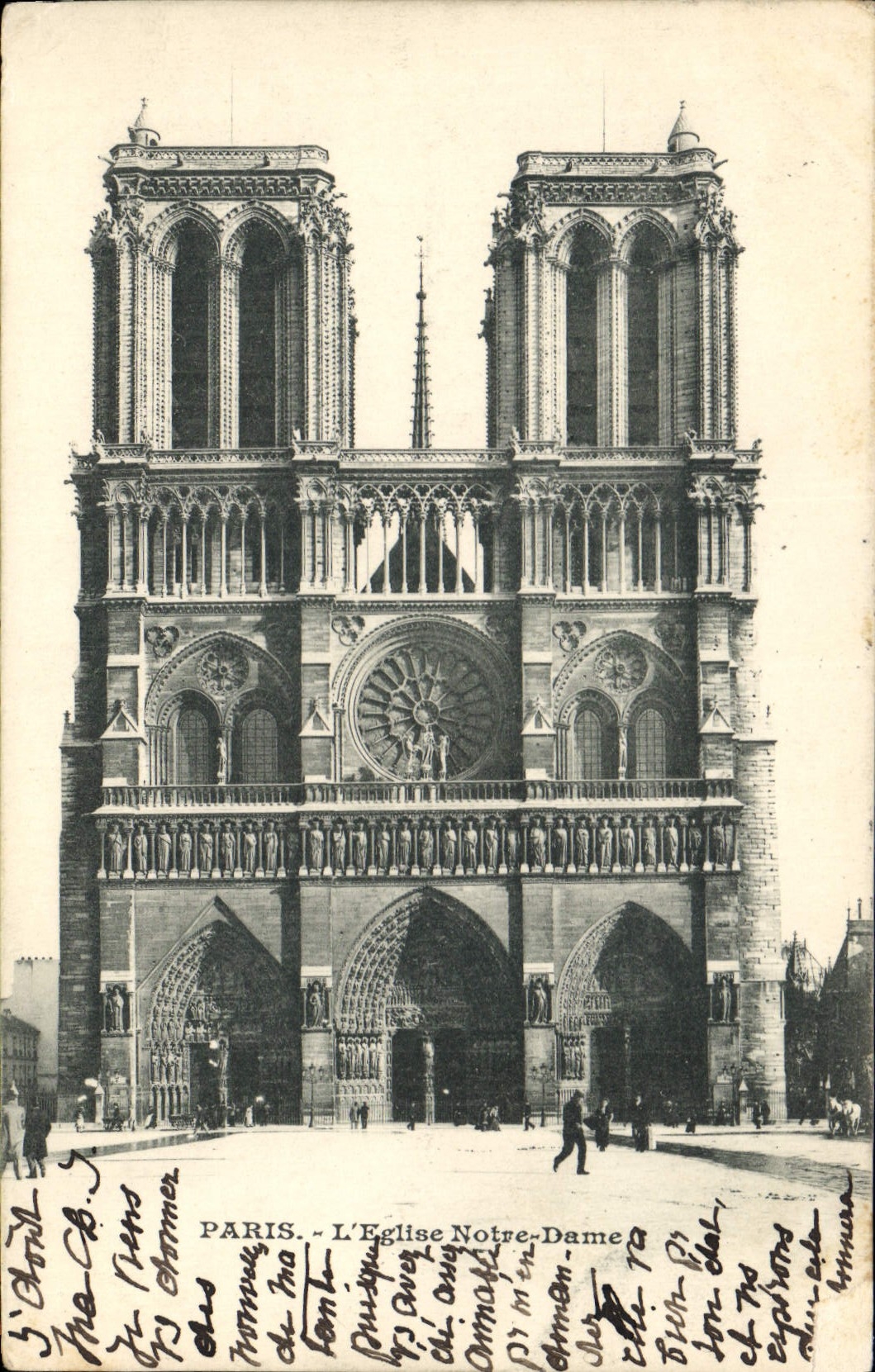 CPA Paris L'Eglise Notre Dame