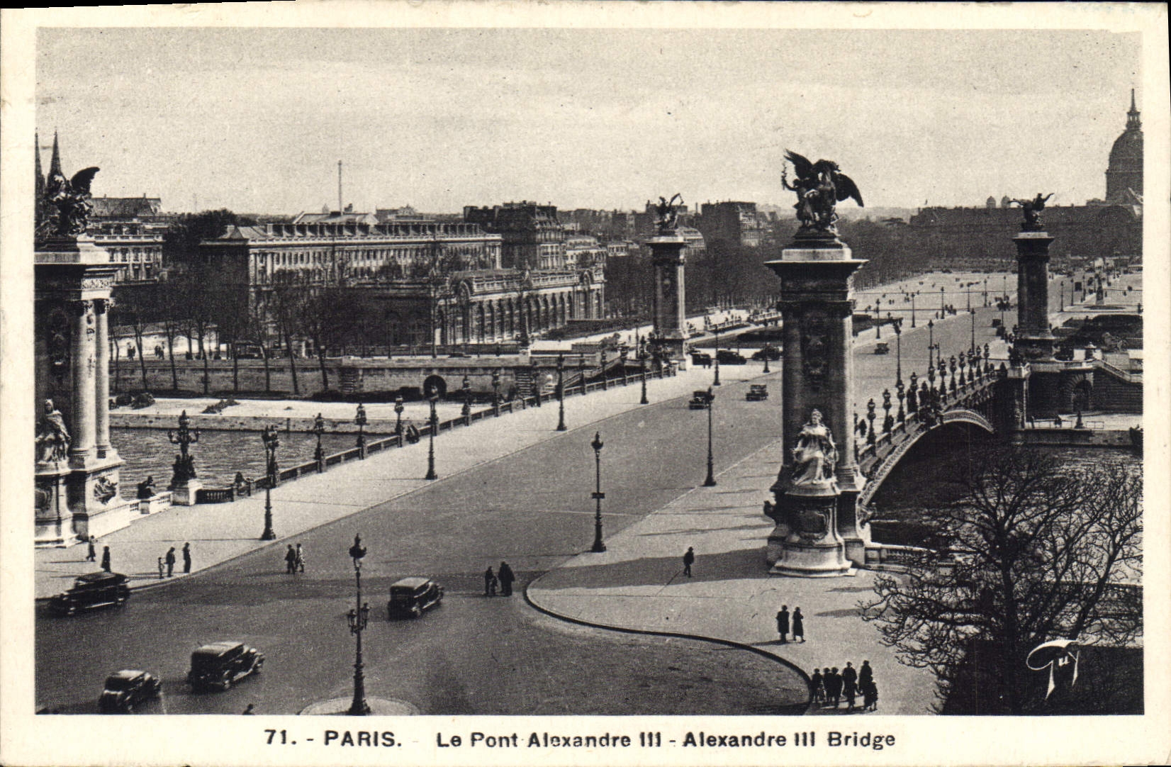 CPA Paris Le Pont Alexandre III 