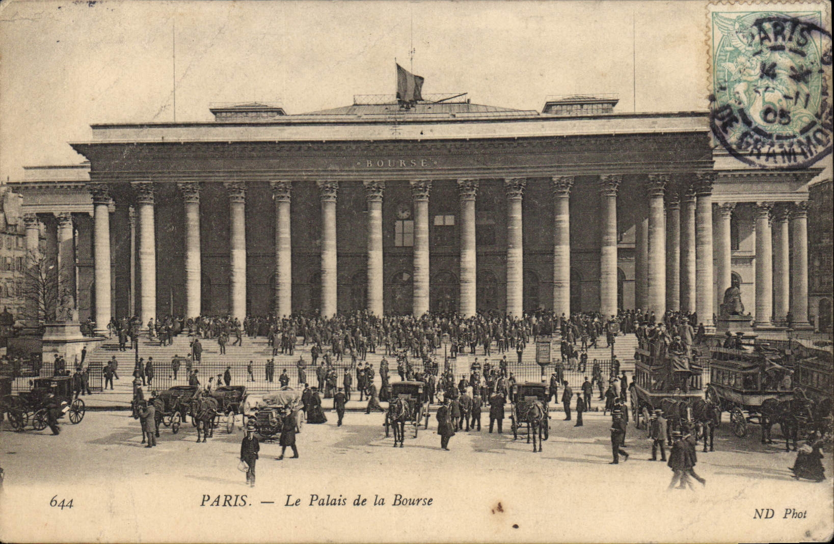 CPA Paris Le Palais de la Bourse