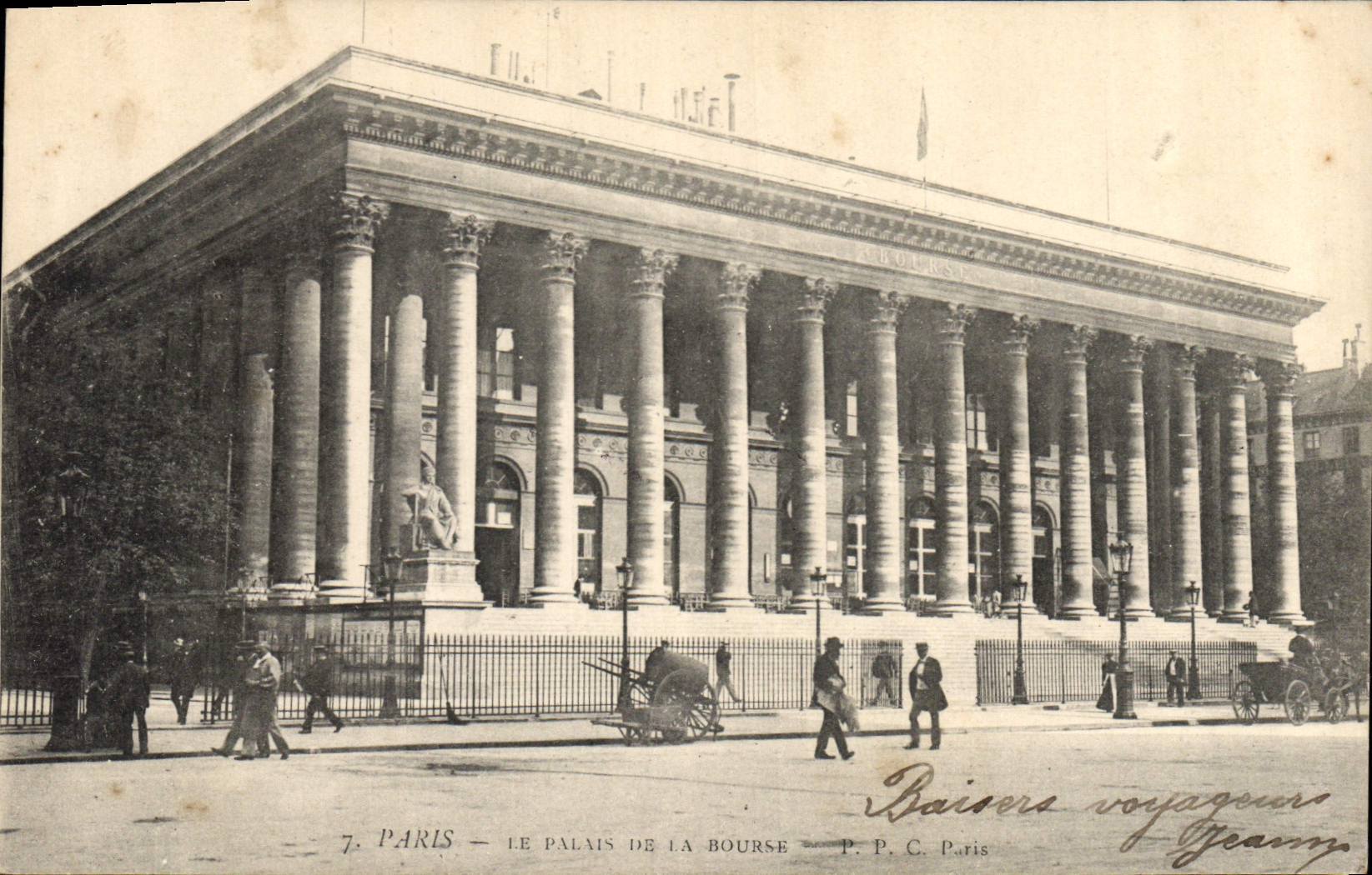 CPA Paris le Palais de la Bourse 