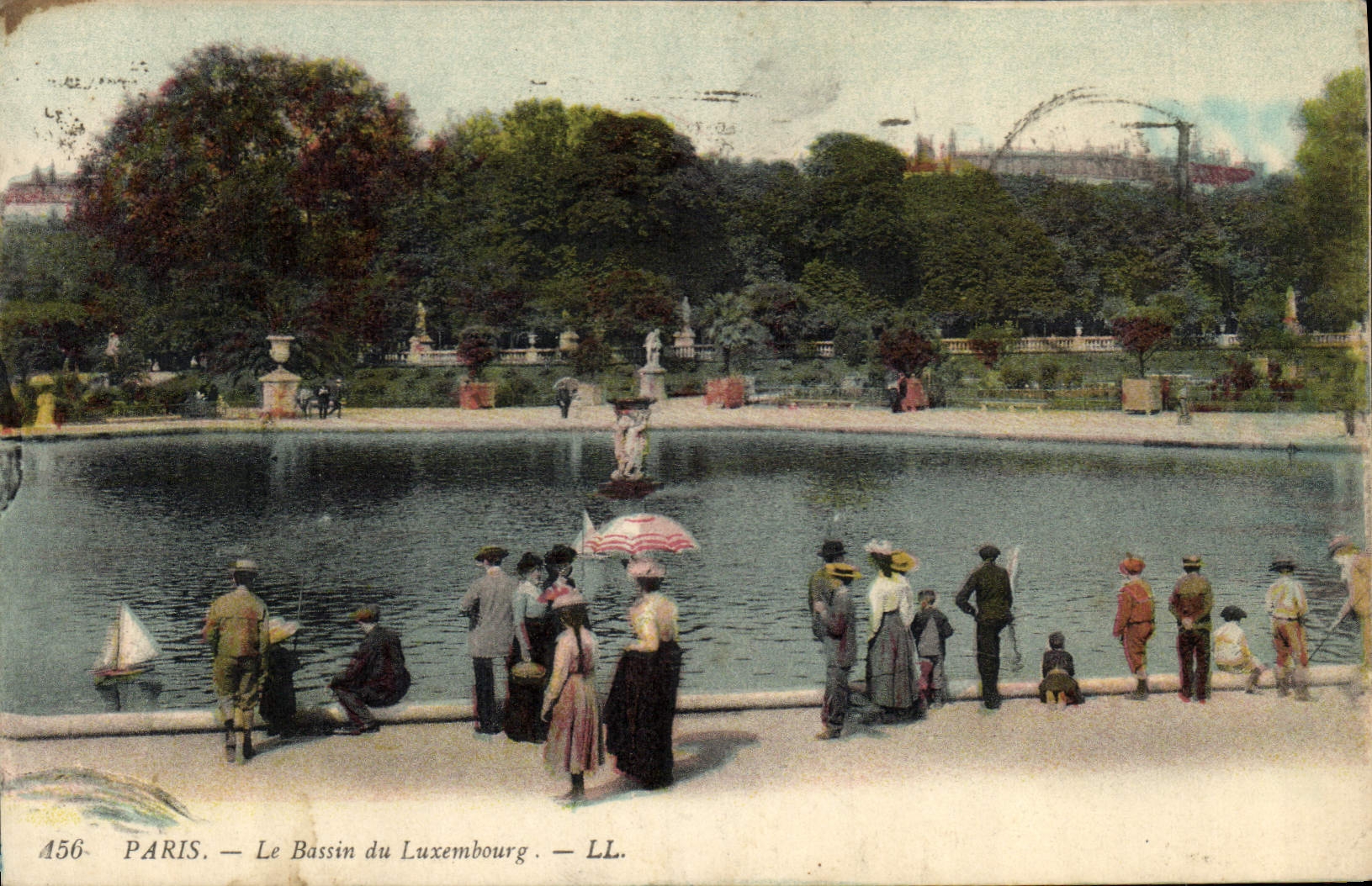 CPA Paris Le Bassin du Luxembourg 