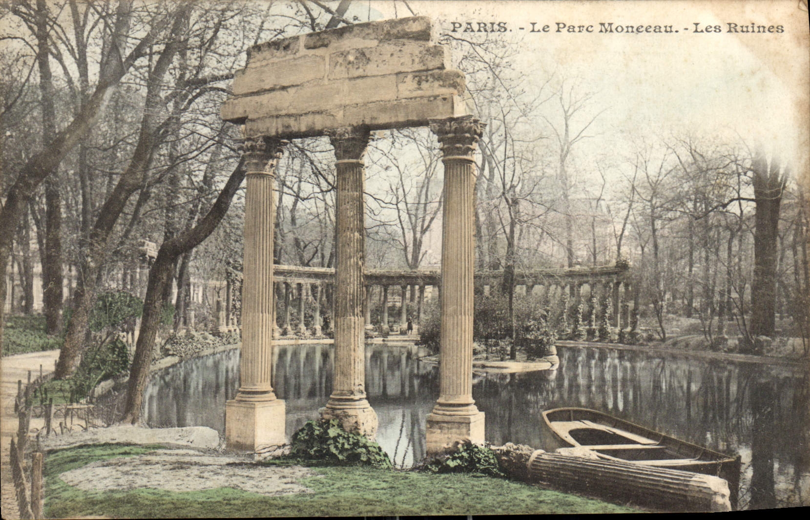 CPA Paris Le Parc Monceau Les Ruines