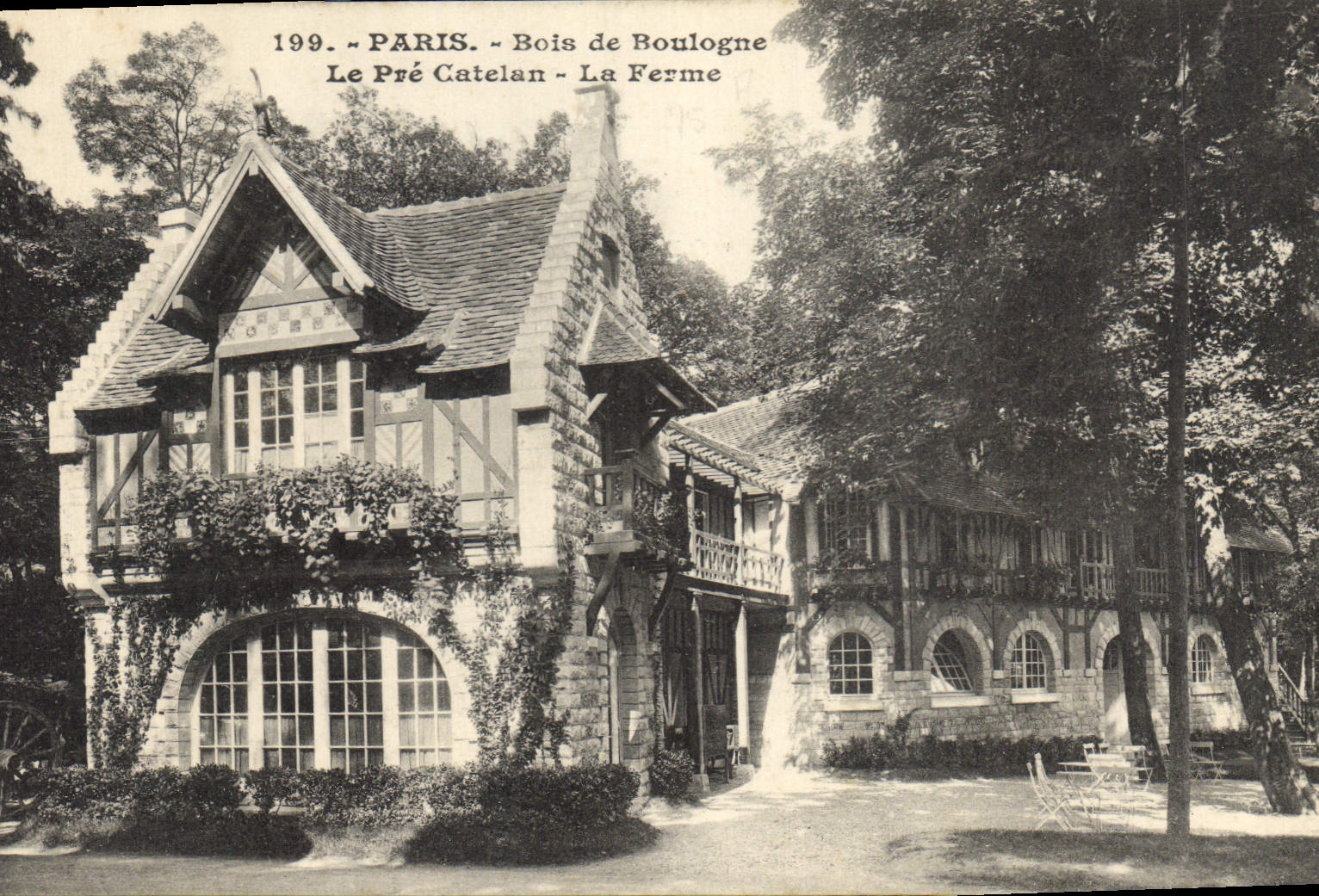 CPA Paris Bois de Boulogne Le Pre Catelan La Ferme