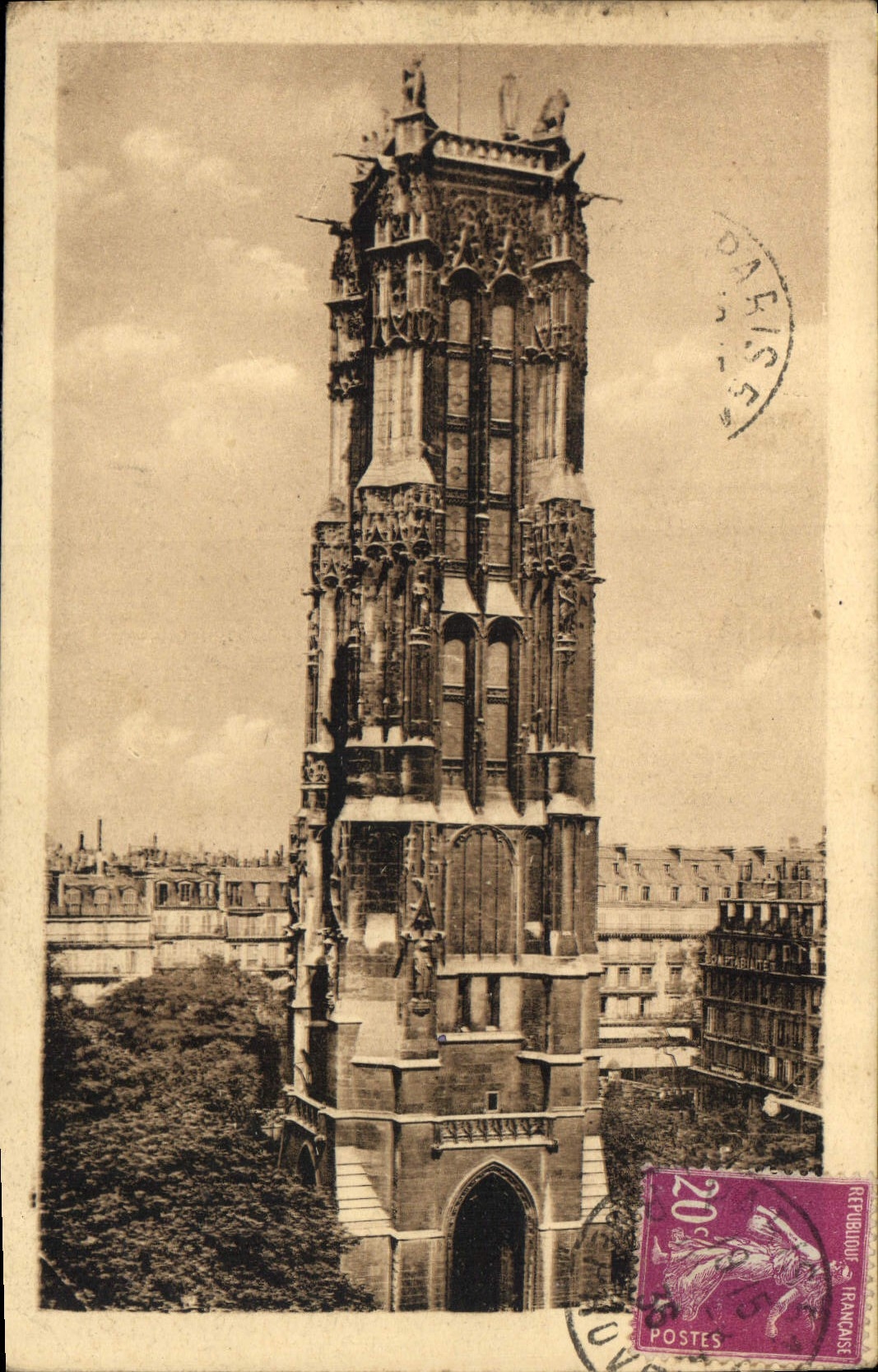 CPA Les Jolis Coins de Paris La Tour Saint Jacques