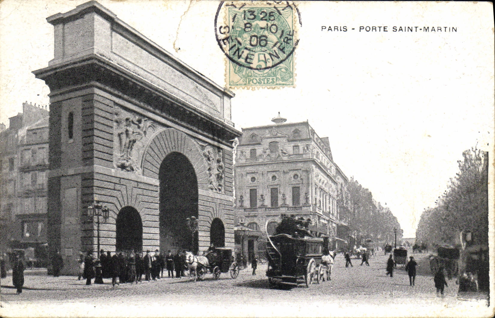 CPA Paris Porte Saint Martin 