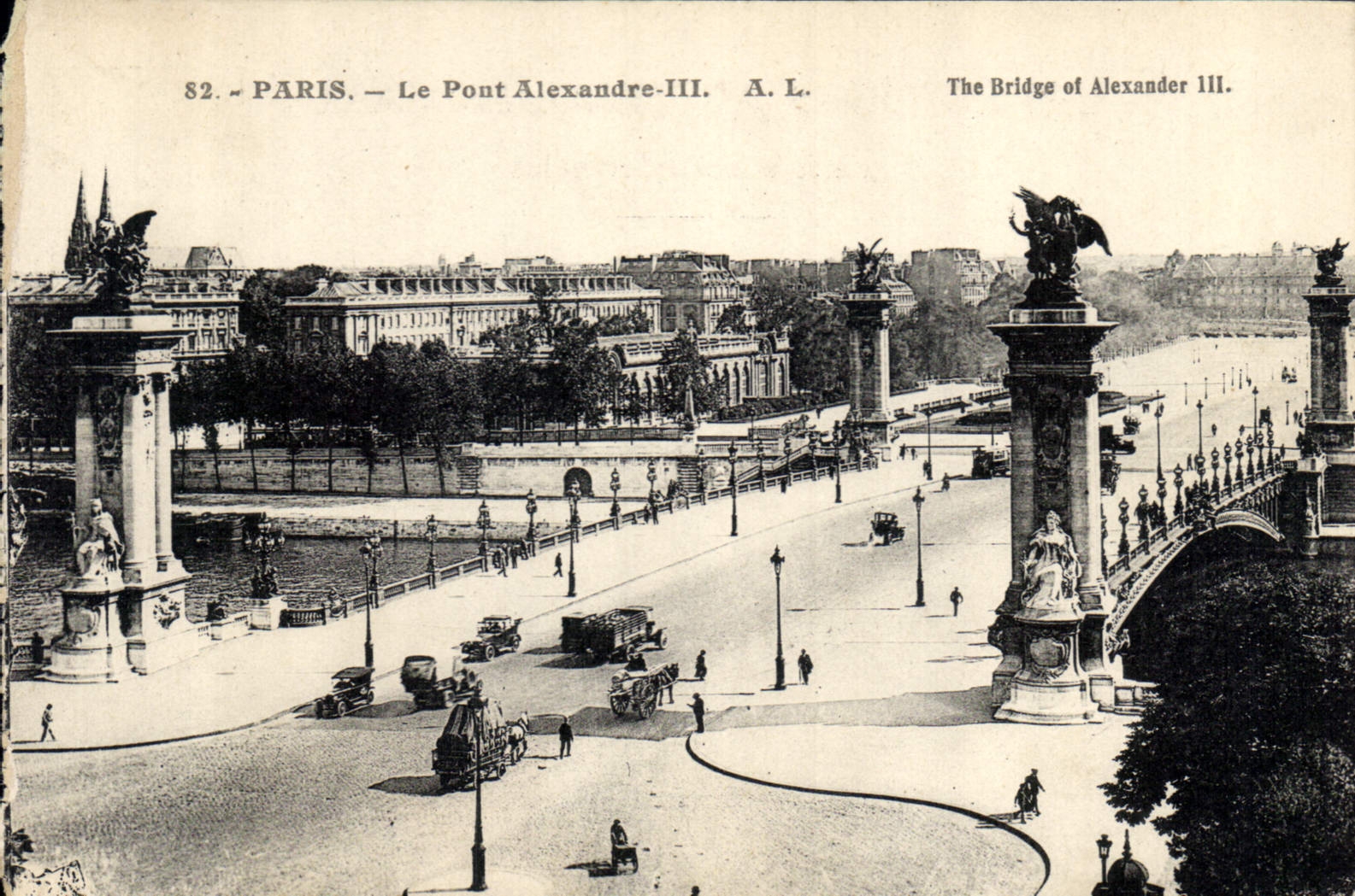 CPA Paris Le Pont Alexandre III 