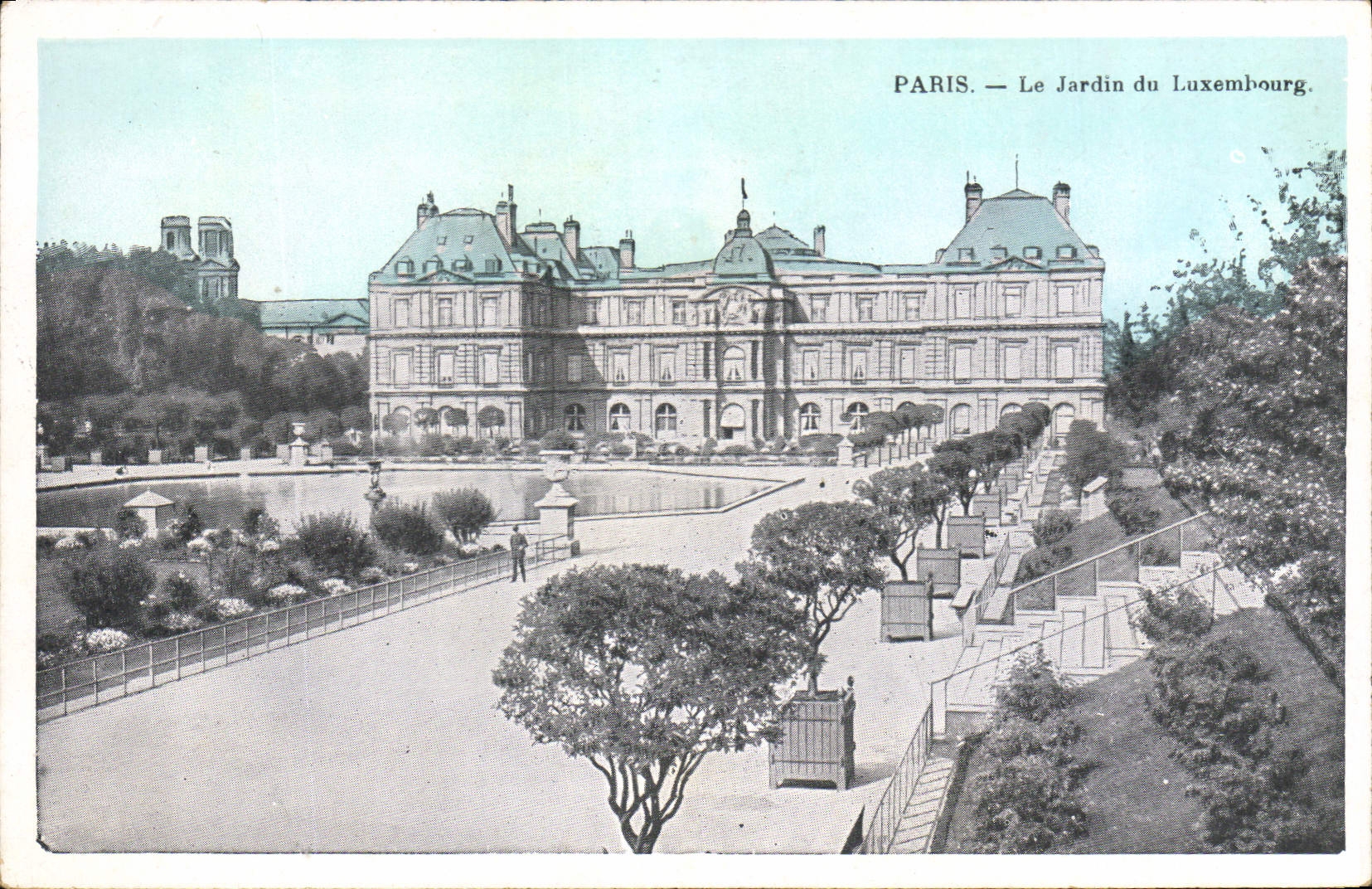 CPA Paris Le Jardin du Luxembourg 