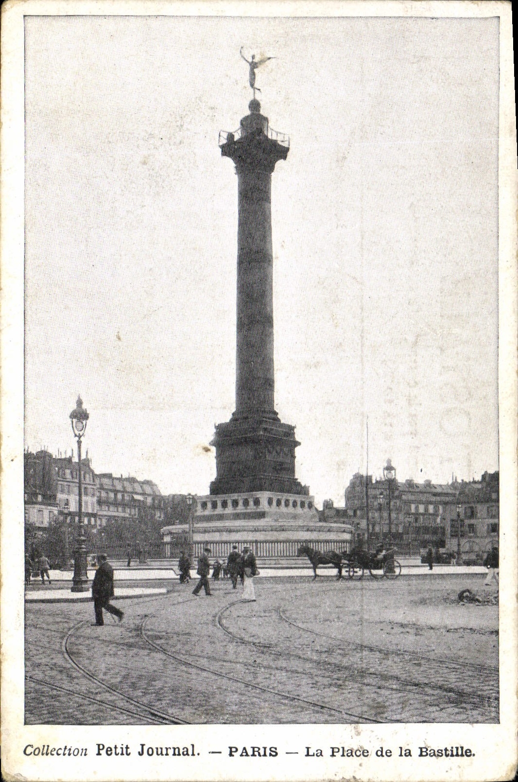 CPA Collection Petit Journal Paris La Place de la Bastille