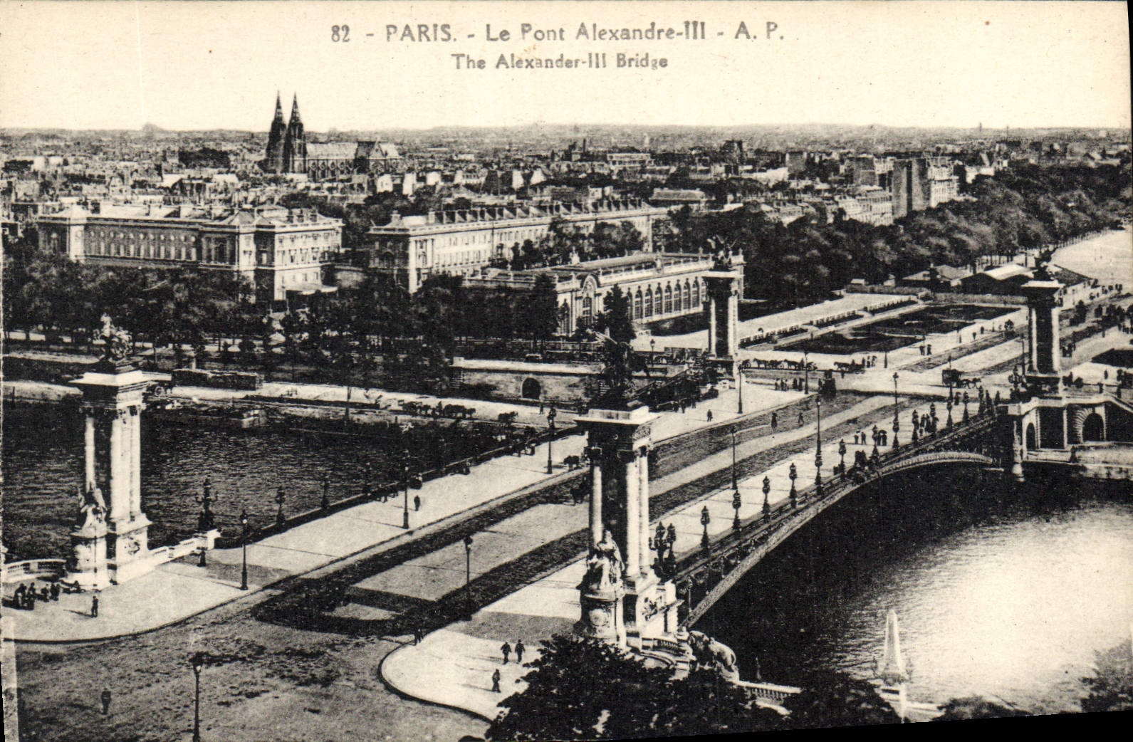 CPA Paris Le Pont Alexandre III 