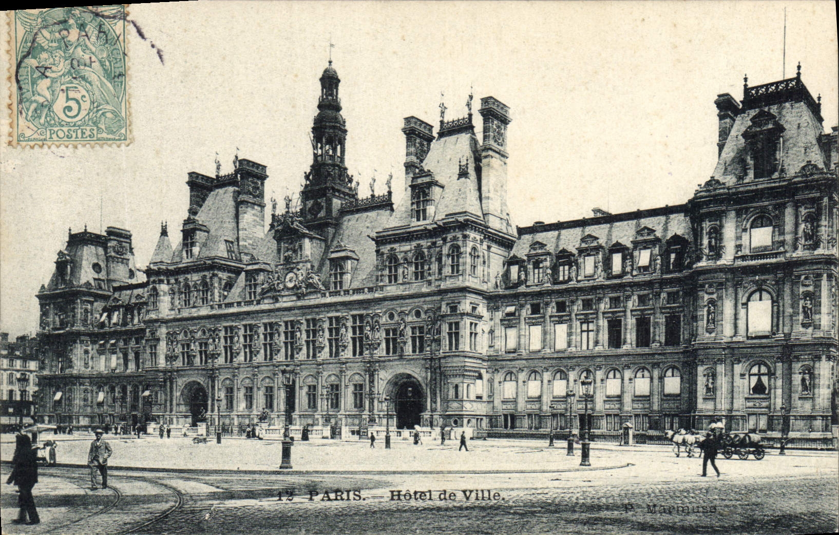 CPA Paris hotel de Ville