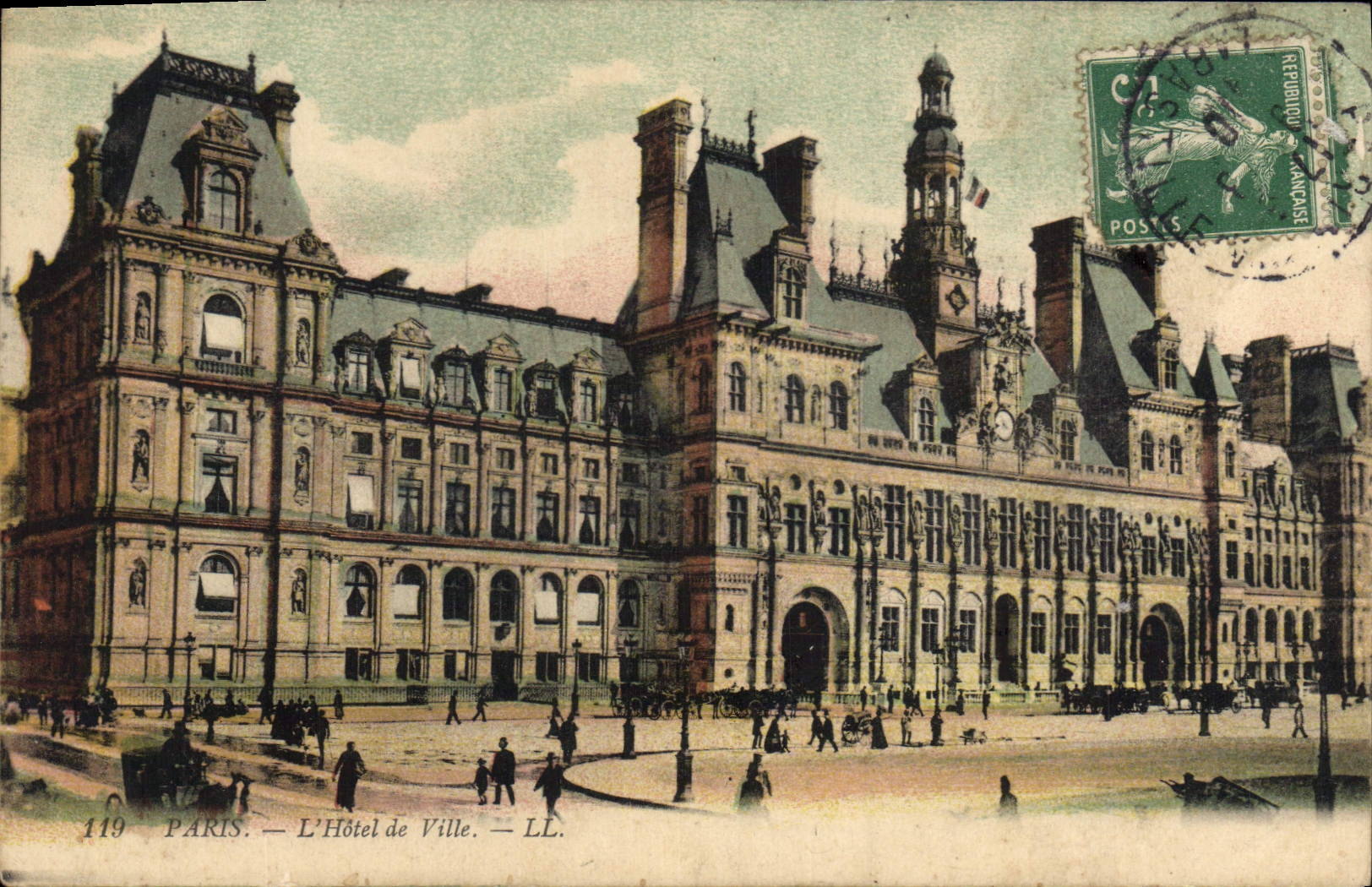 CPA Paris L'Hotel de Ville