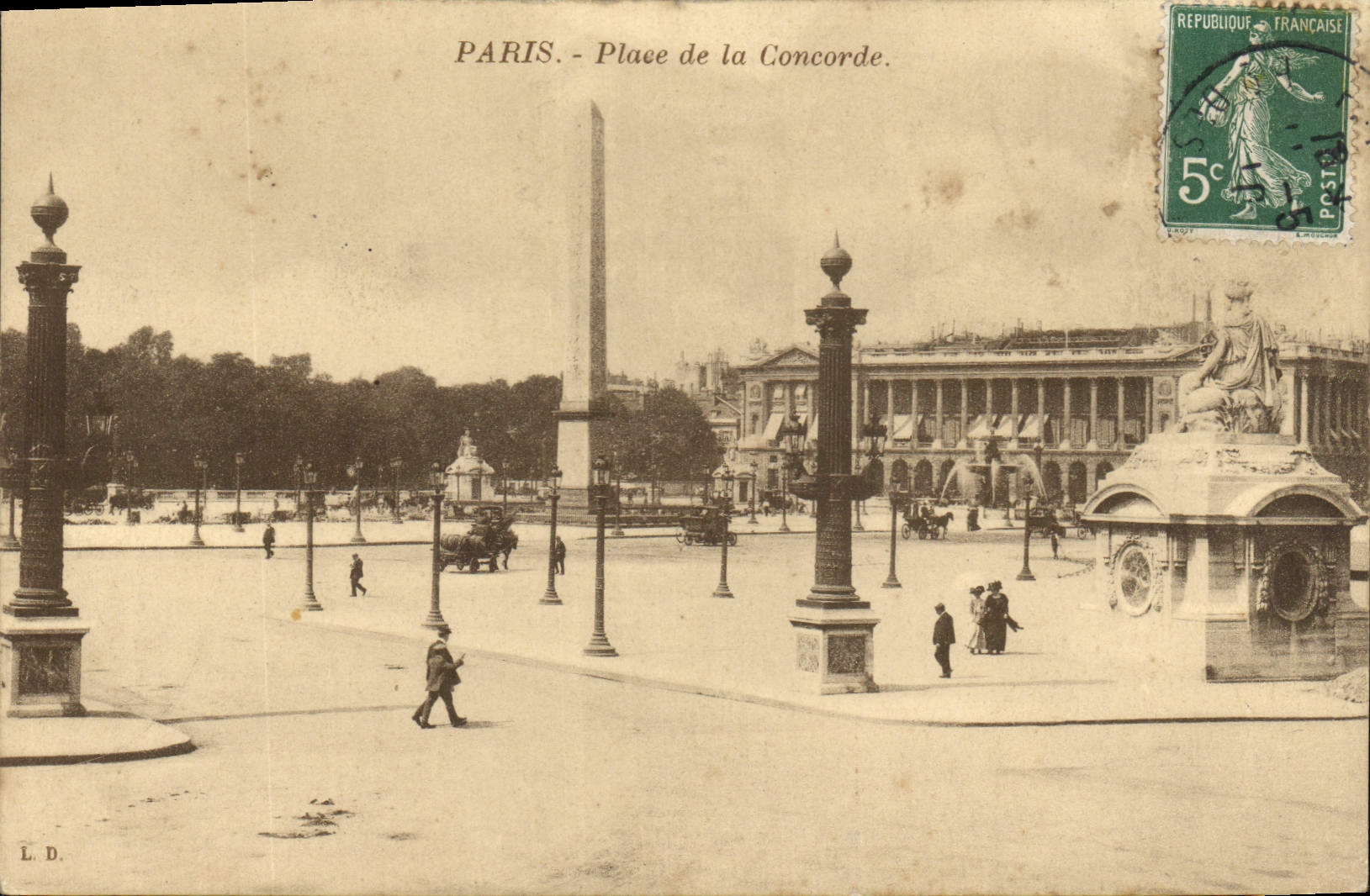 CPA Paris Place de la Concorde 