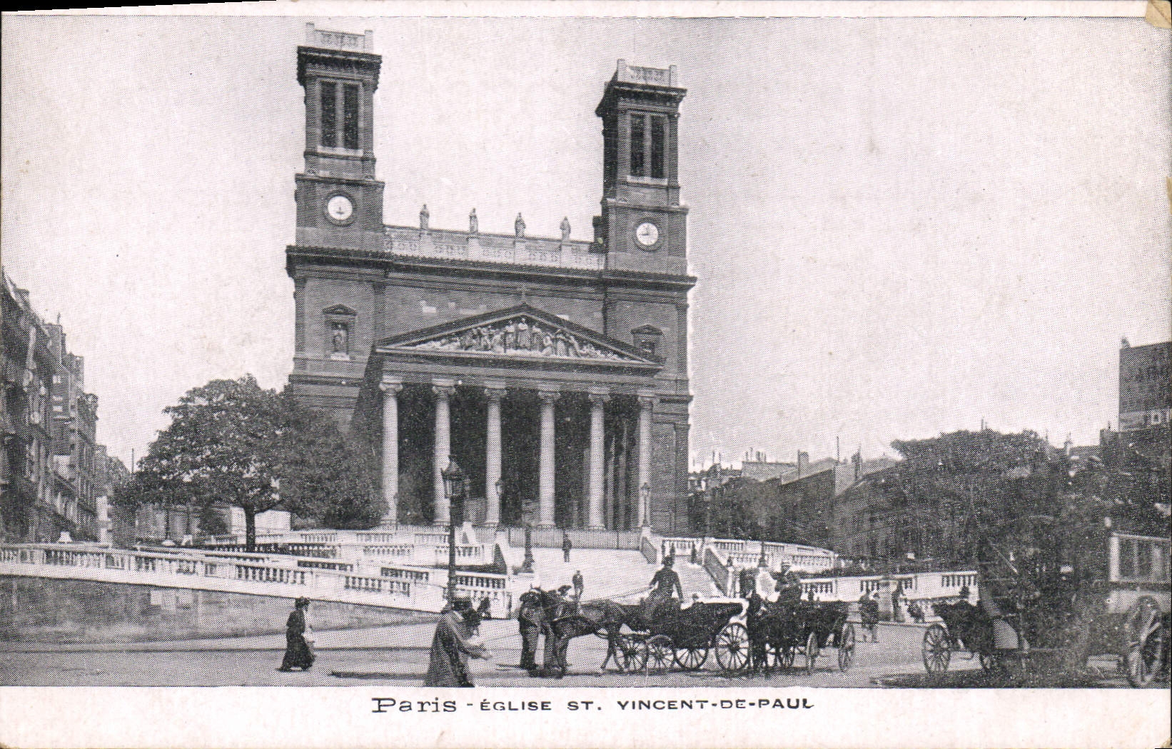 CPA Paris Eglise St Vincent de Paul 