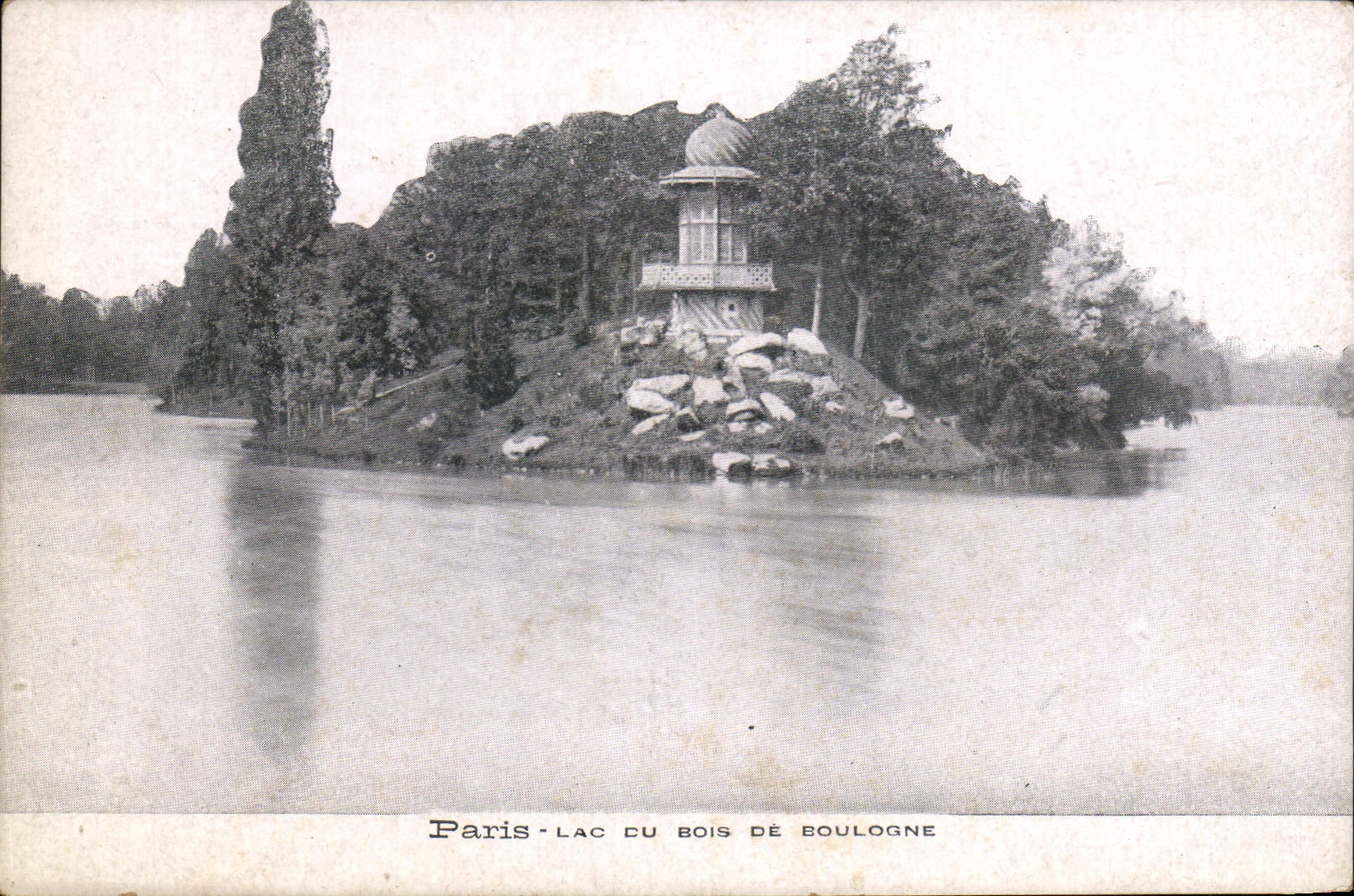 CPA Paris Lac du Bois de Boulogne 