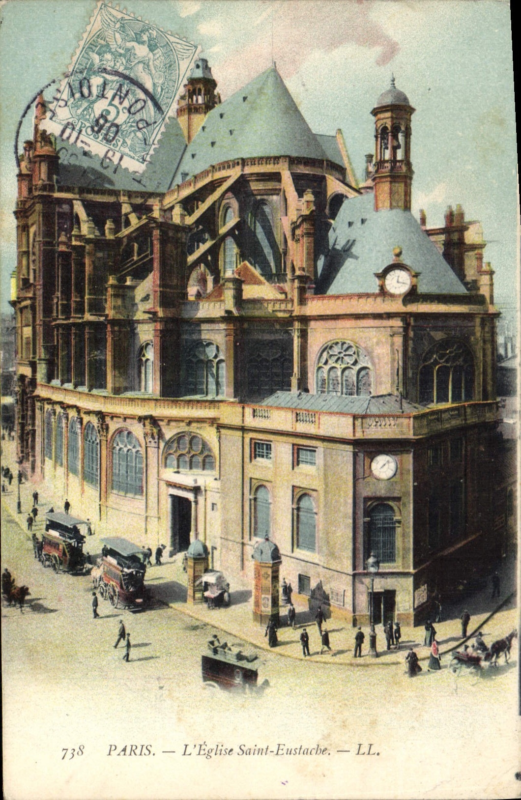 CPA Paris L'Eglise Saint Eustache 