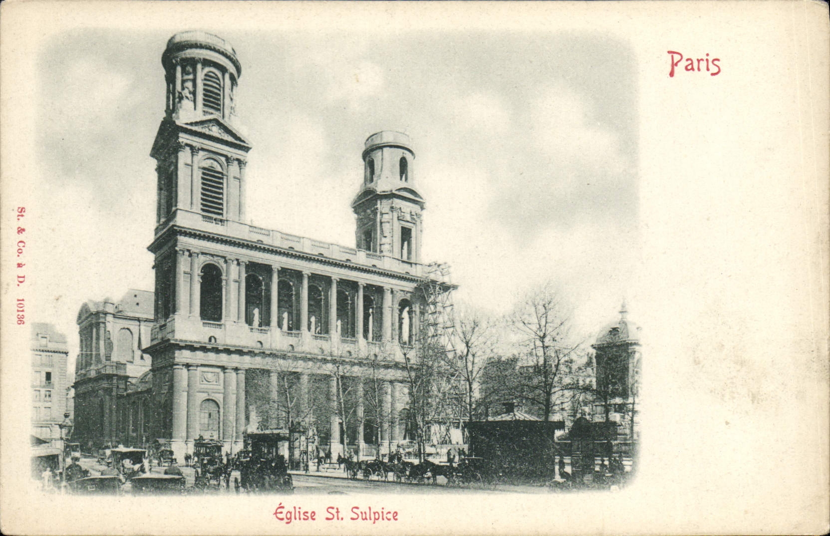 CPA Paris Eglise St Sulpice 