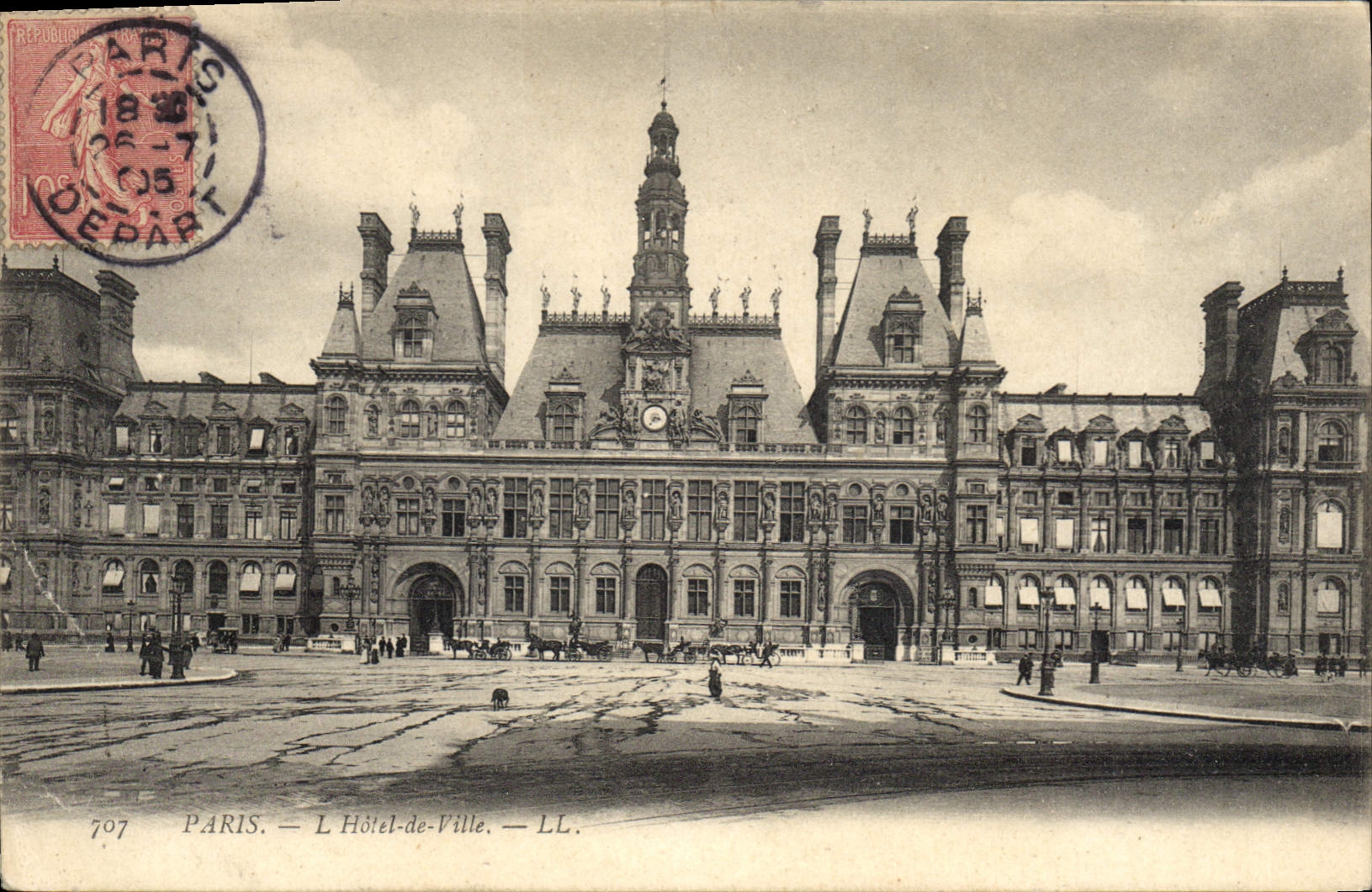 CPA Paris L'Hotel de Ville