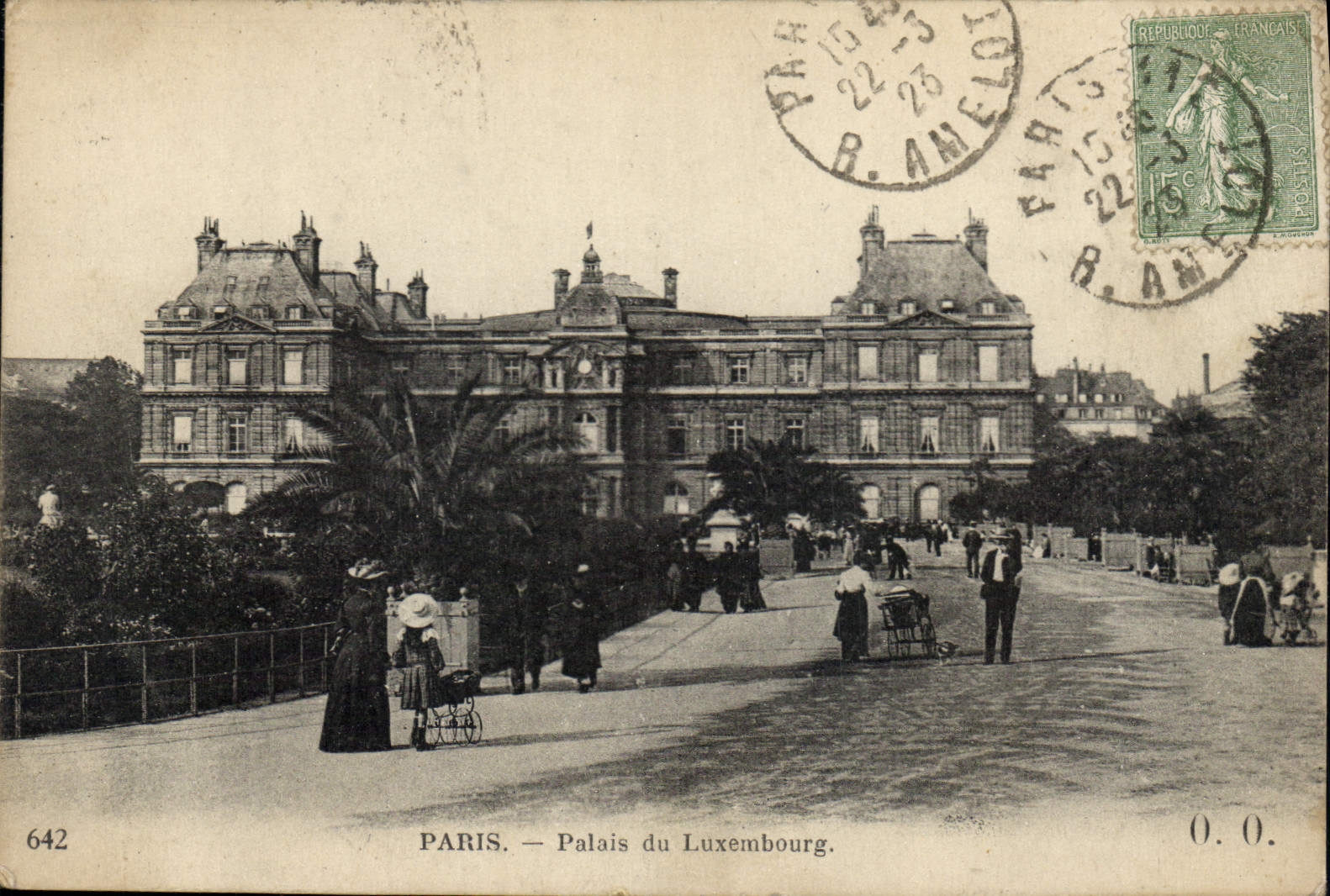 CPA Paris Palais du Luxembourg 
