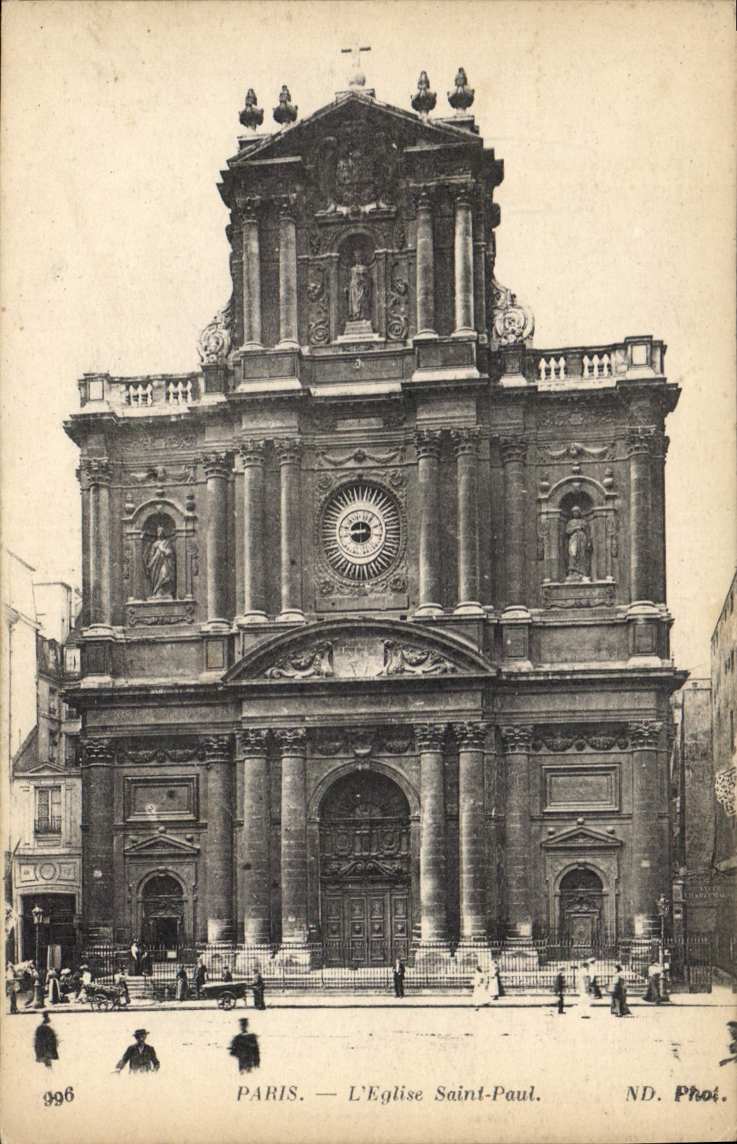 CPA Paris l'Eglise Saint Paul 