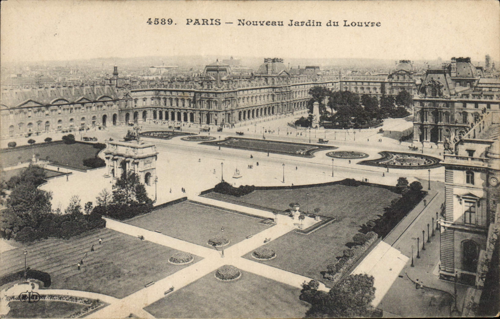 CPA Paris Nouveau Jardin du Louvre 
