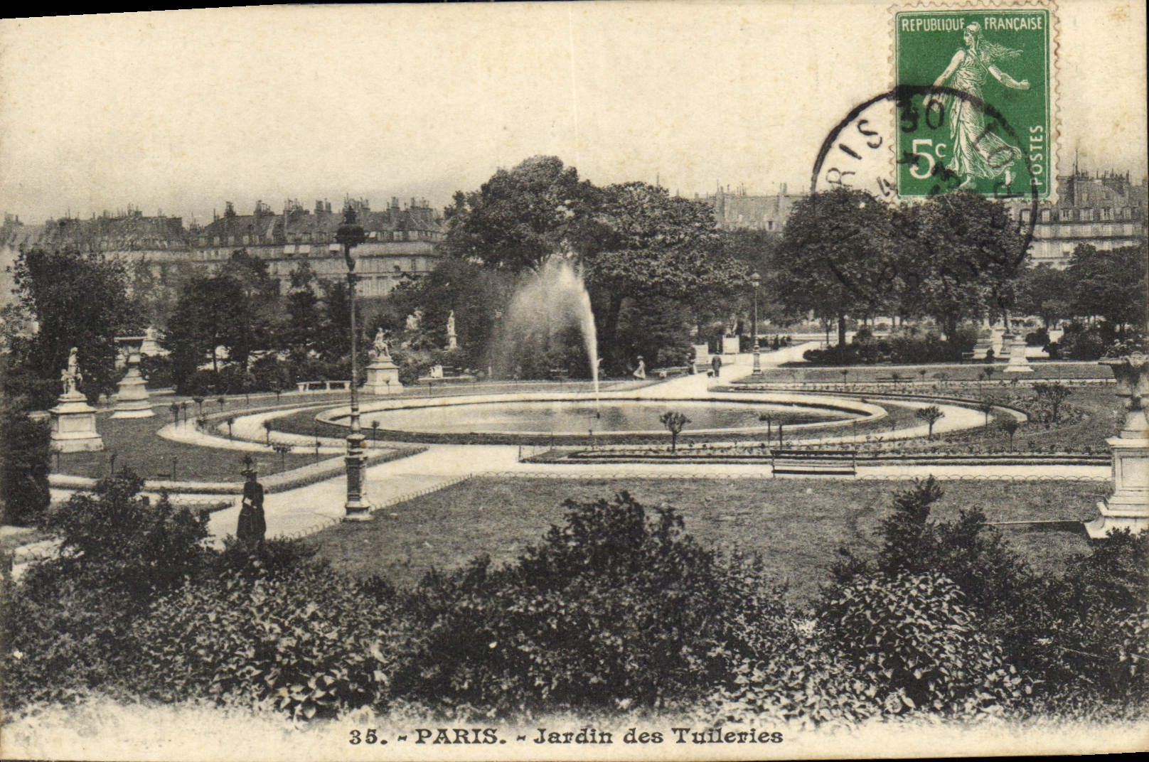 CPA Paris Jardin des Tulleries 