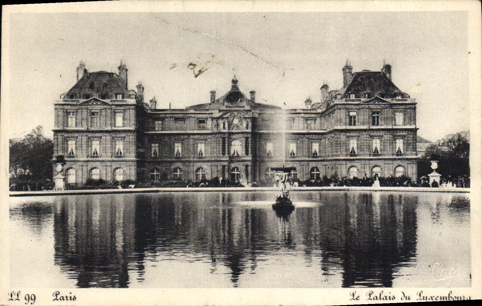 CPA Paris Le Palais du Luxembourg 