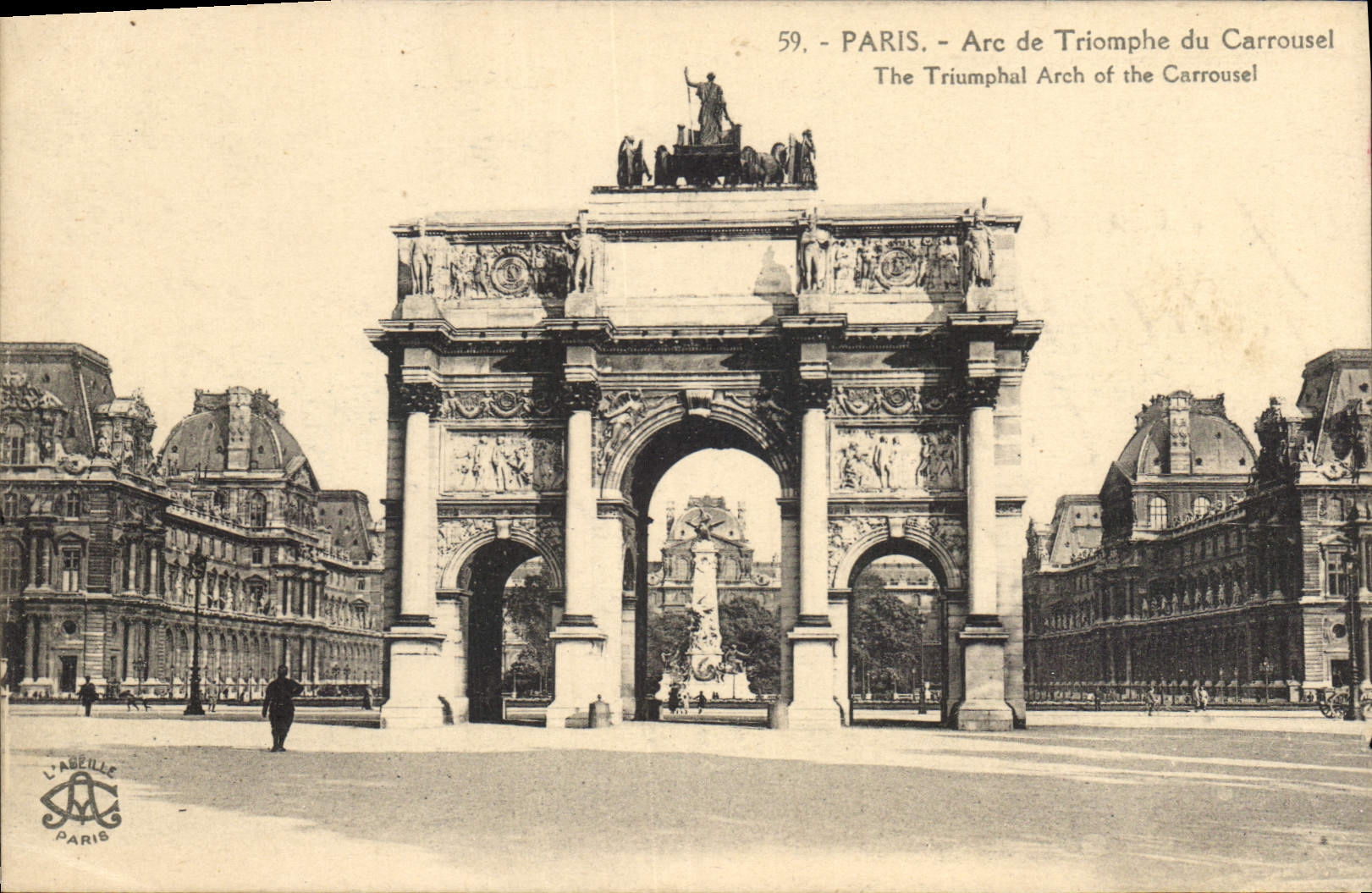 CPA Paris Arc de Triomphe du Carrousel 