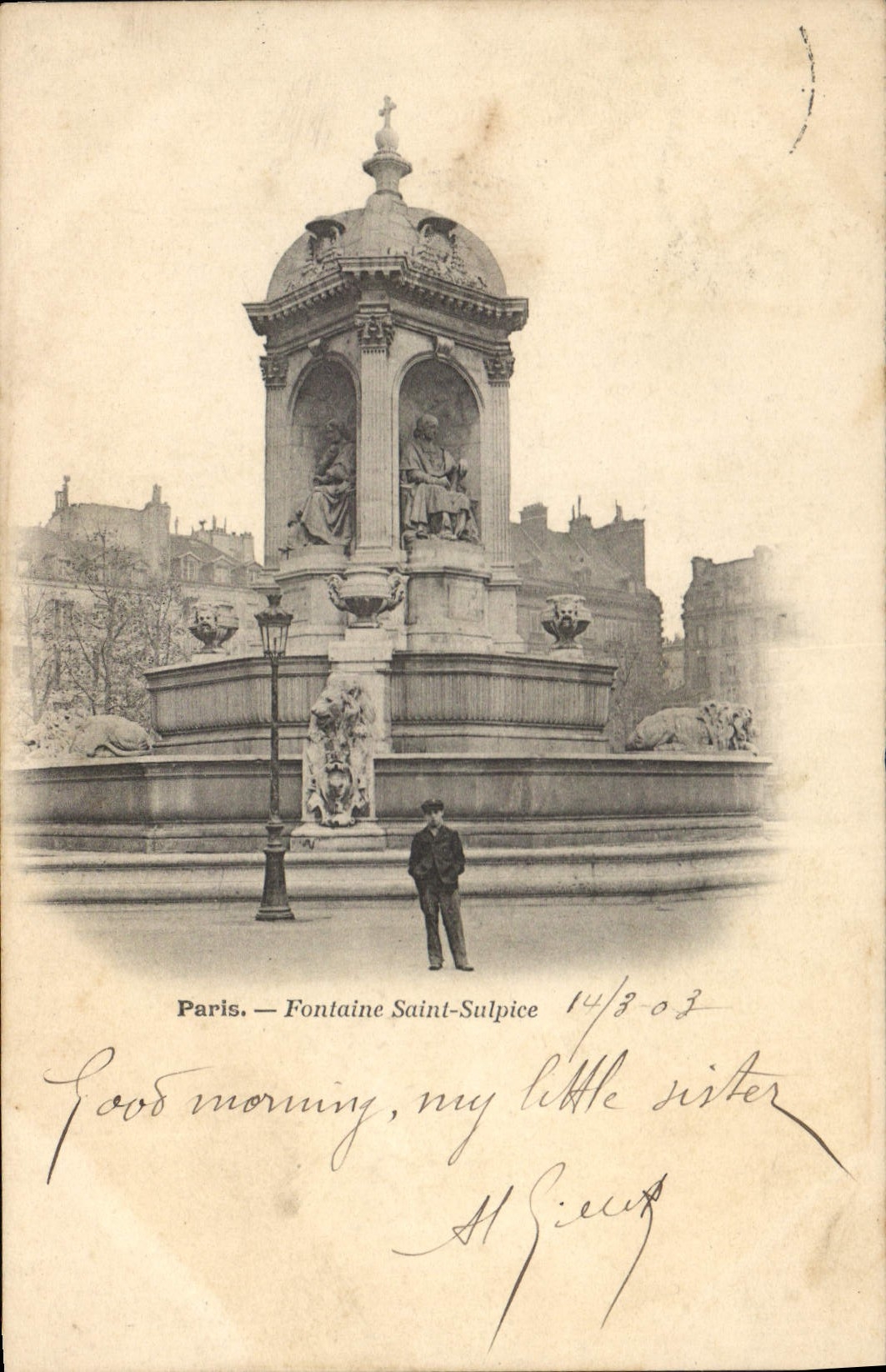 CPA Paris Fontaine Saint Sulpice 