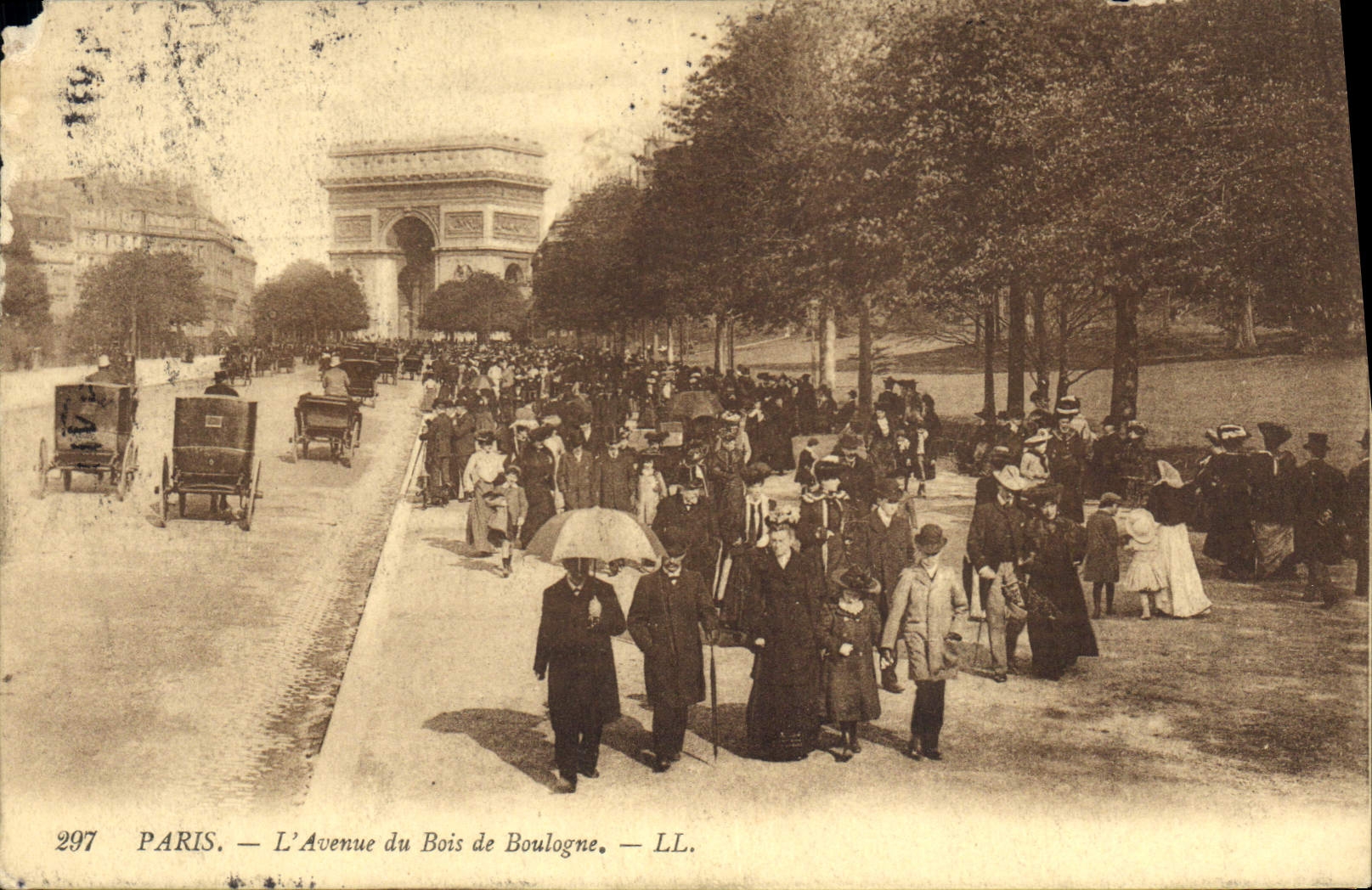 CPA Paris l'Avenue du Bois de Boulogne 