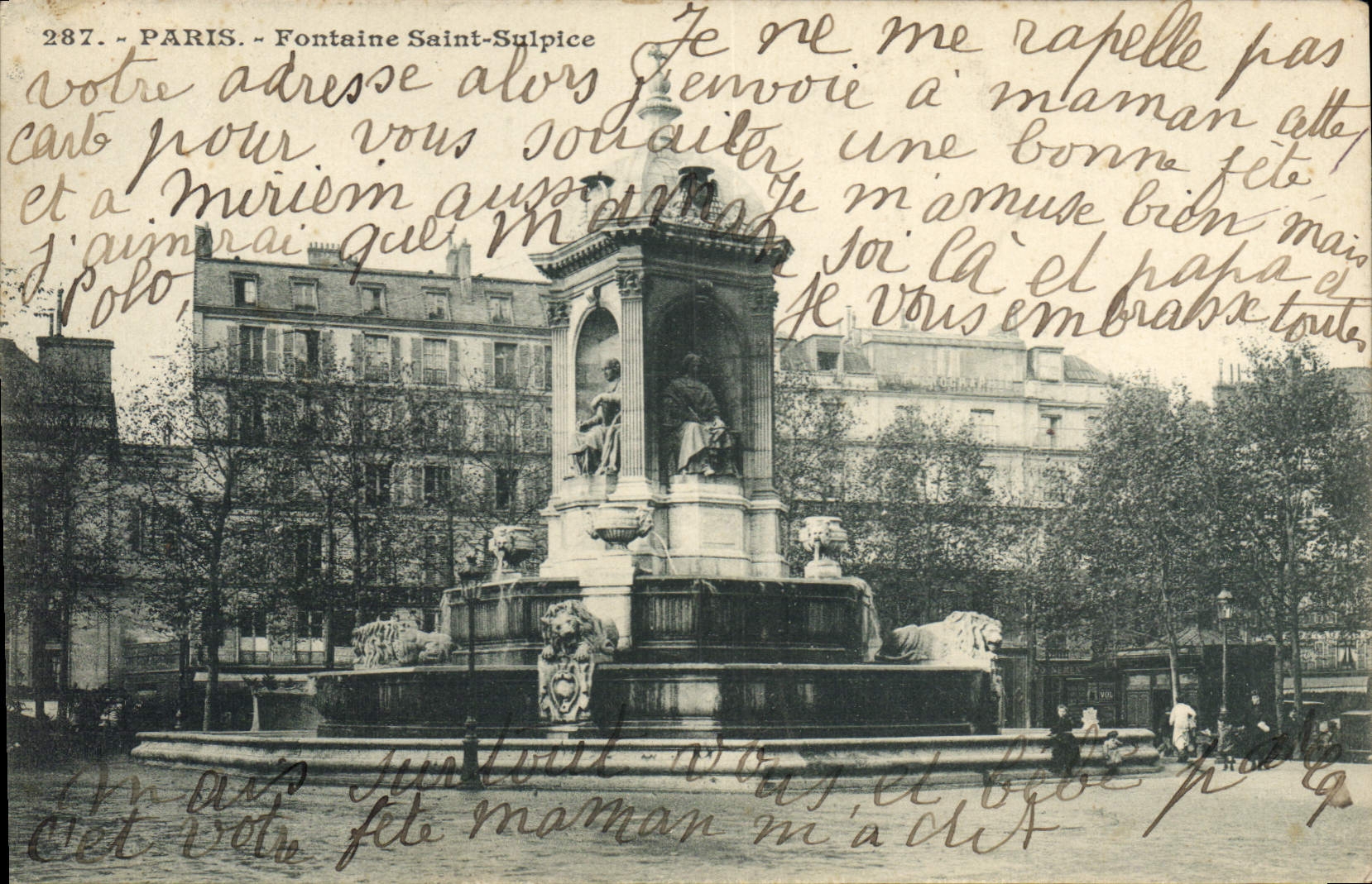 CPA Paris Fontaine Saint Sulpice 