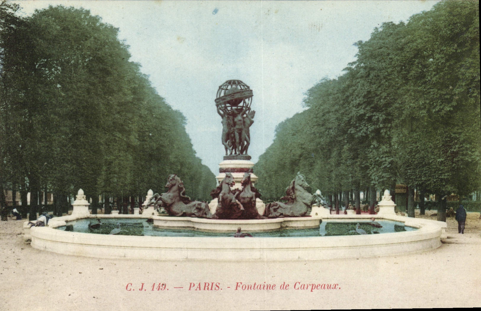 CPA Paris Fontaine de Carpeaux 