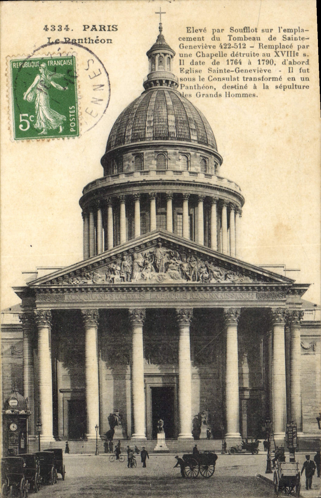 CPA Paris Le Pantheon 