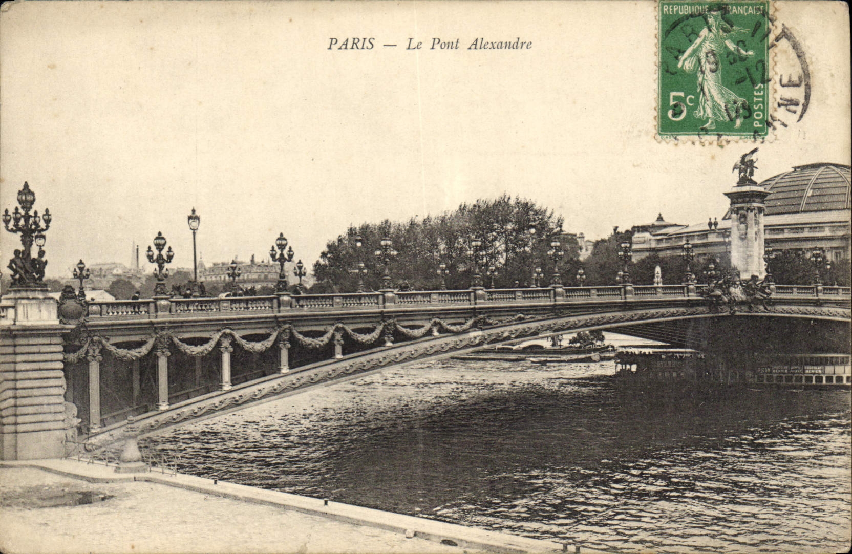 CPA Paris Le Pont Alexandre 