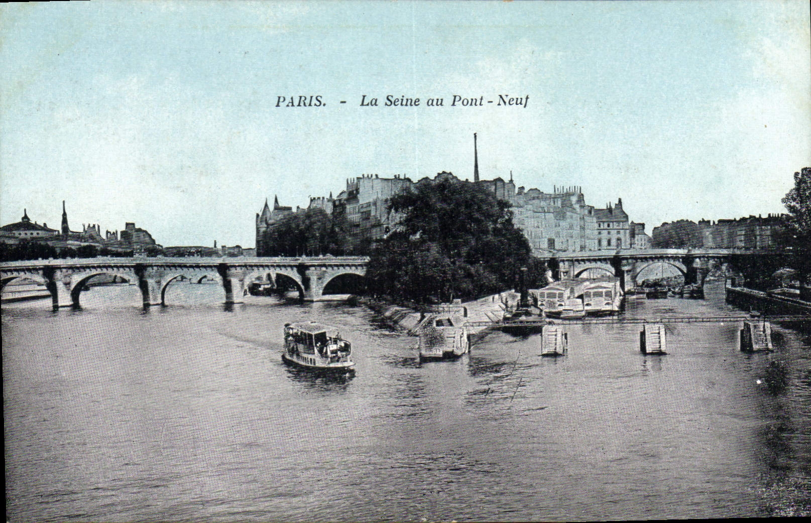 CPA Paris La Seine au Pont Neuf 