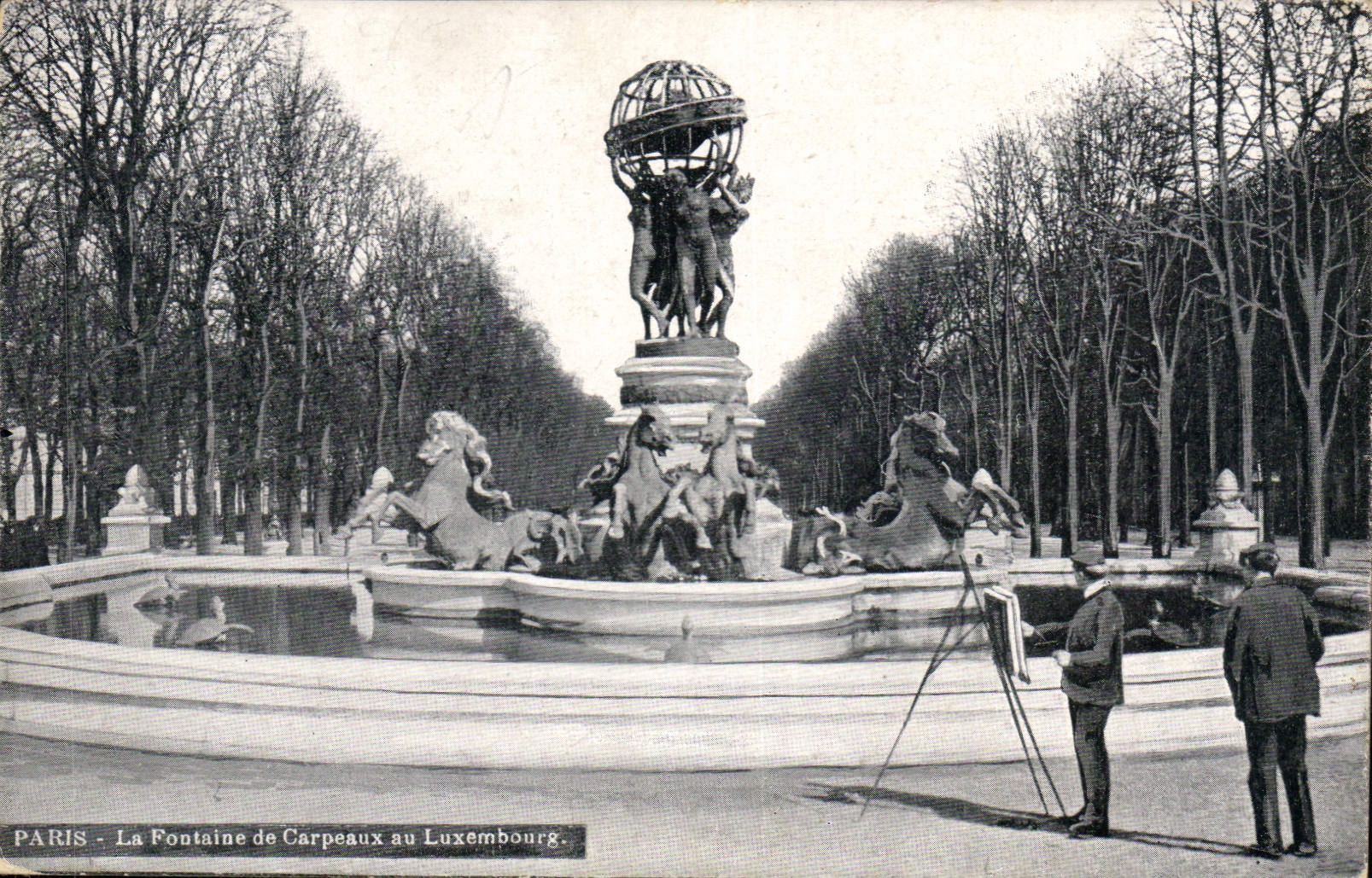 CPA Paris La Fontaine de Carpeaux au Luxembourg 