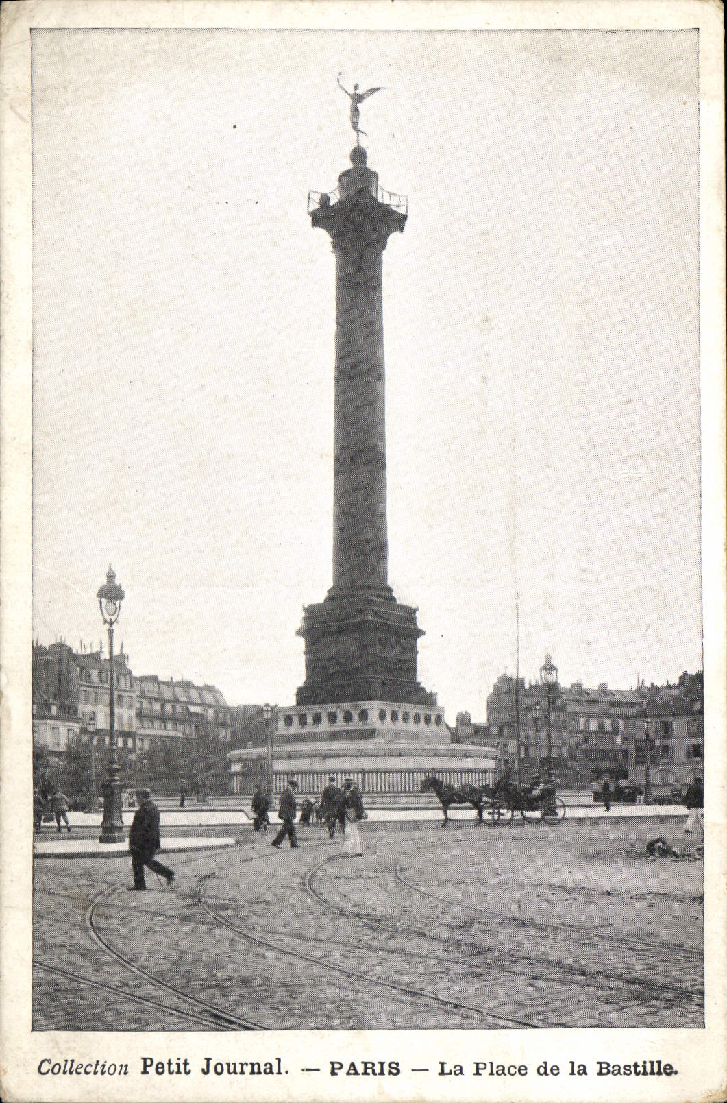 CPA Petit Journal Paris La Place de la Bastille