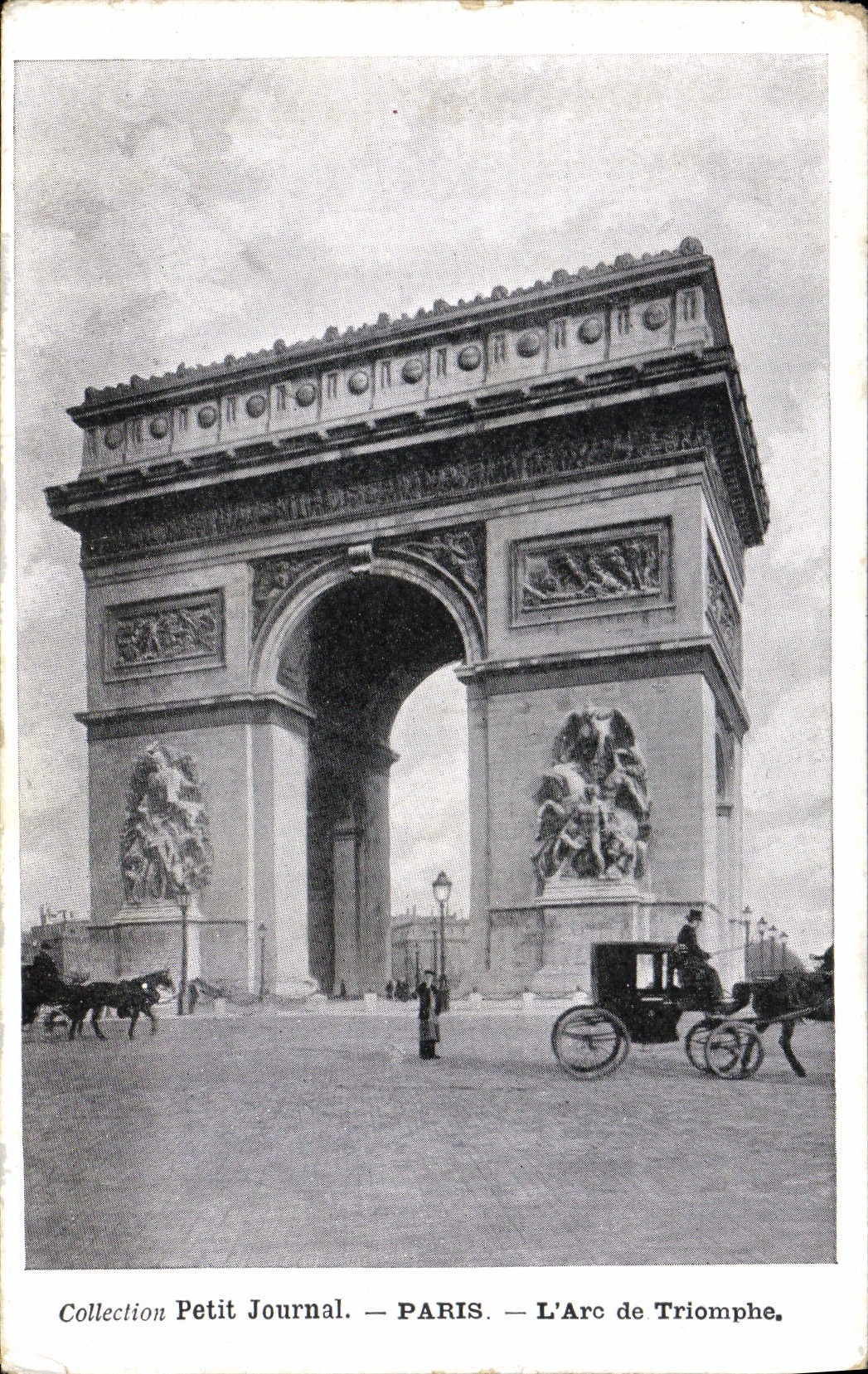 CPA Paris L'Arc de Triomphe 