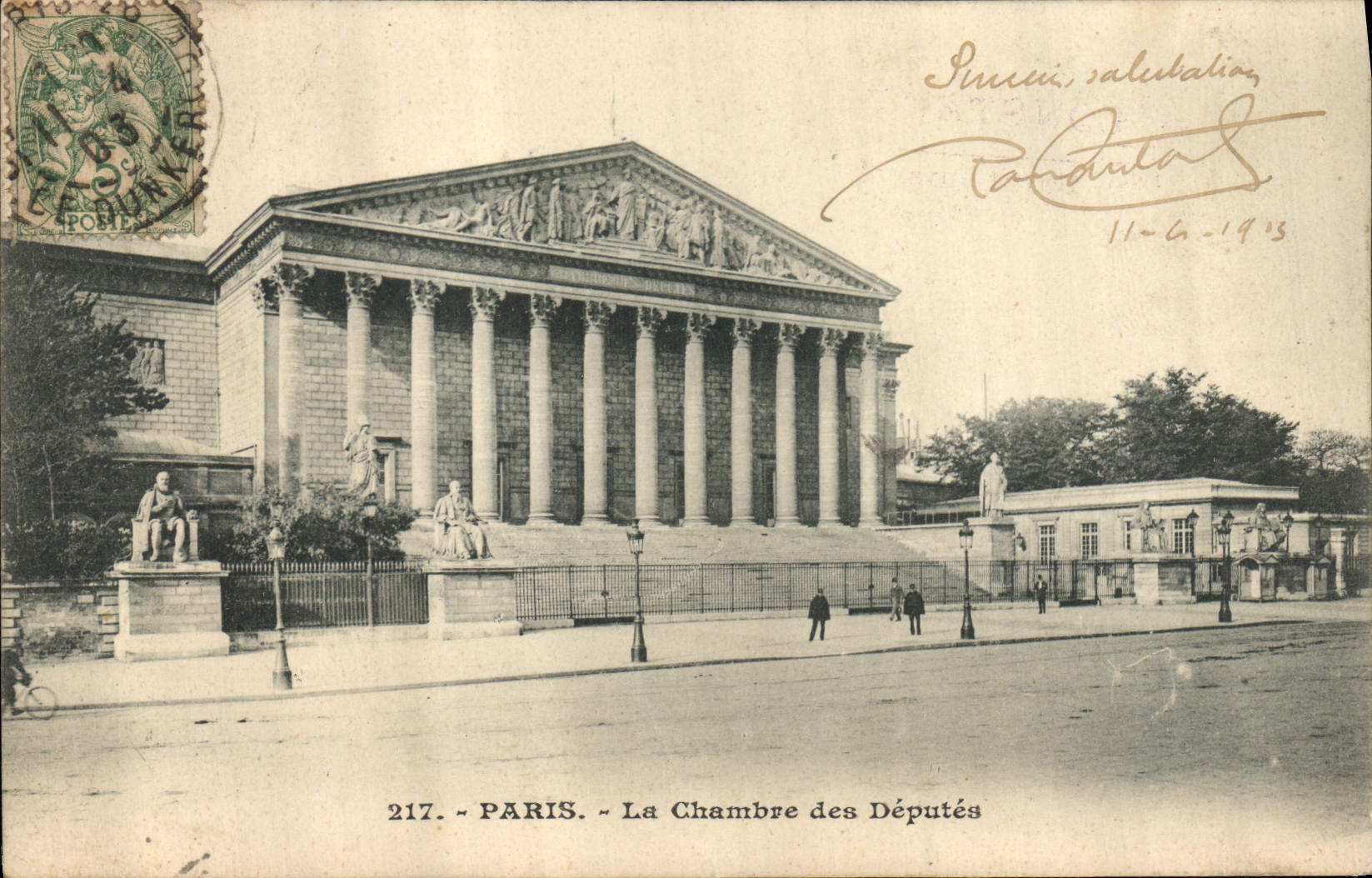 CPA Paris La Chambre des Deputes 