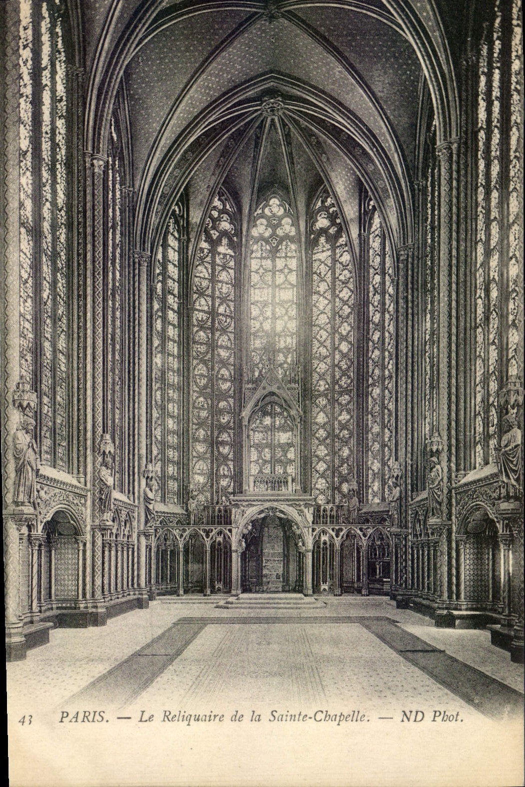 CPA Paris La Reliquaire de la Sainte Chapelle