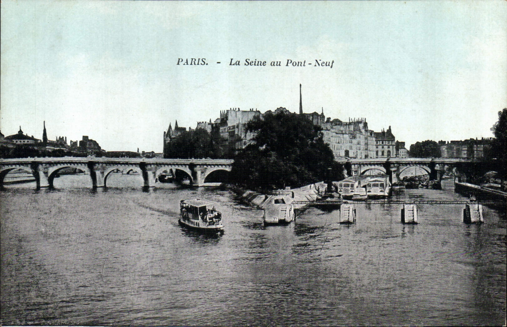 CPA Paris La Seine au Pont Neuf 