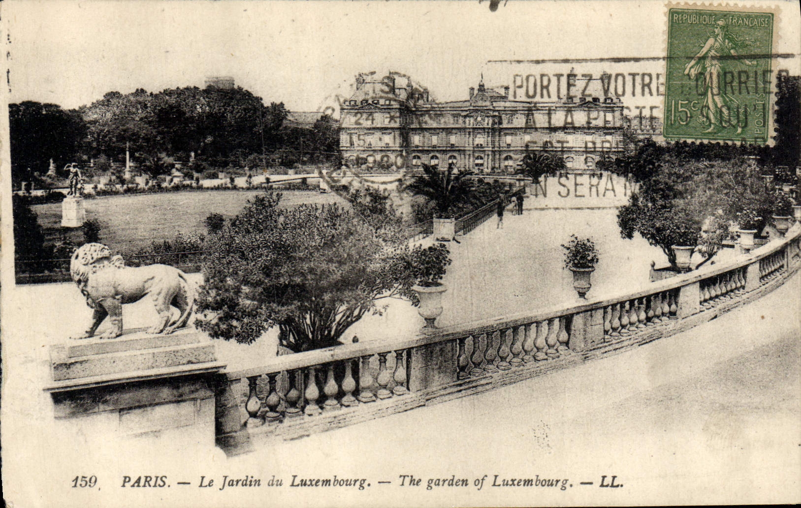 CPA Paris Le Jardin du Luxembourg 