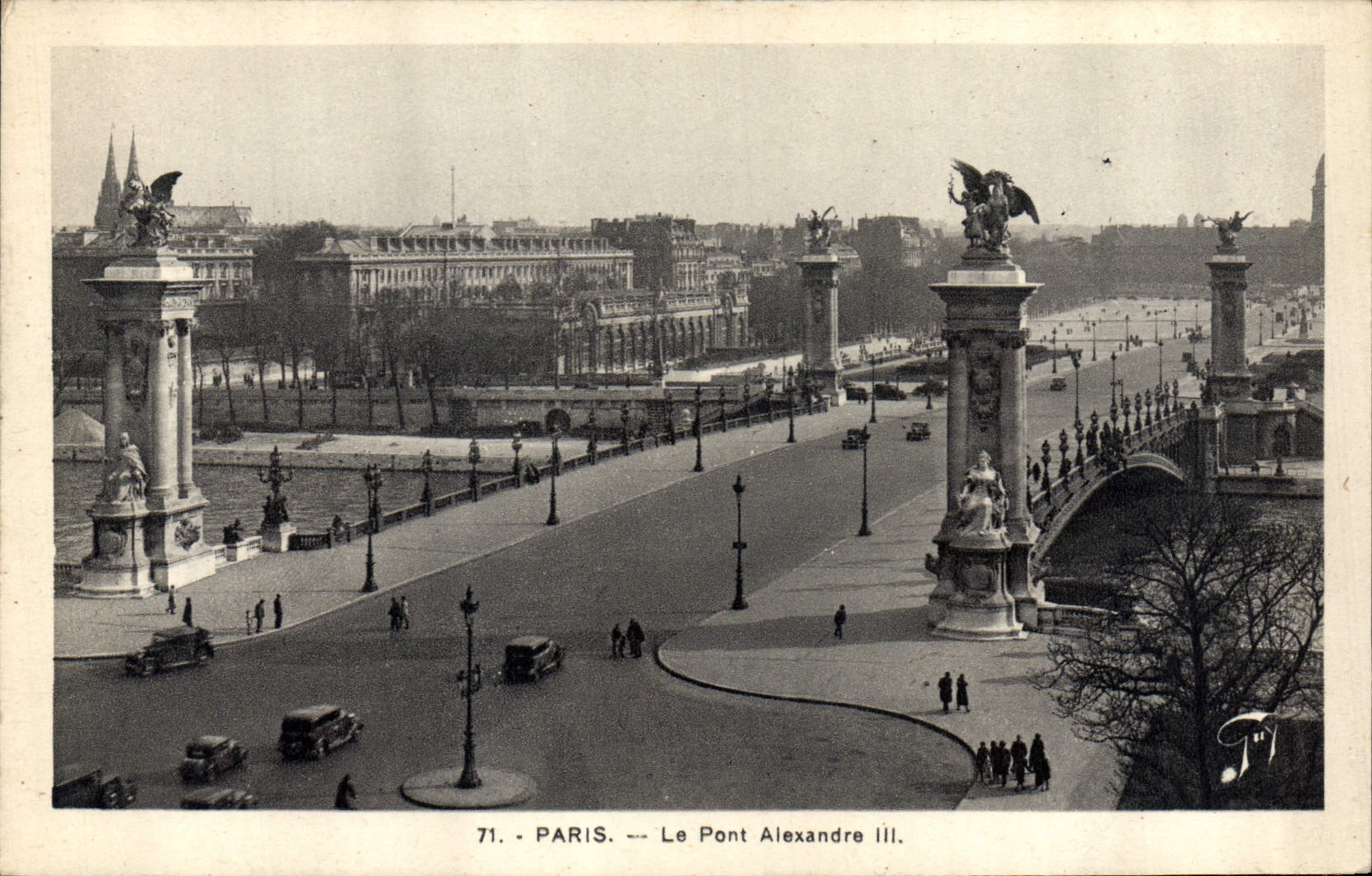 CPA Paris Le Pont Alexandre III 