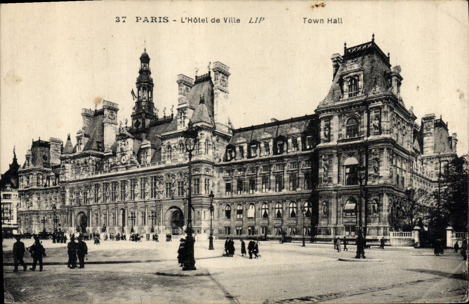 CPA Paris L'Hotel de Ville