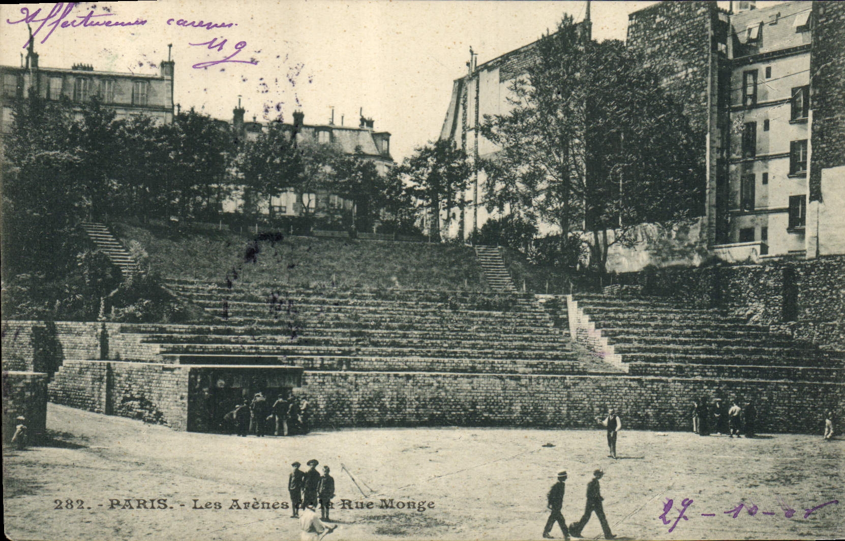 CPA Paris Les Arenes 