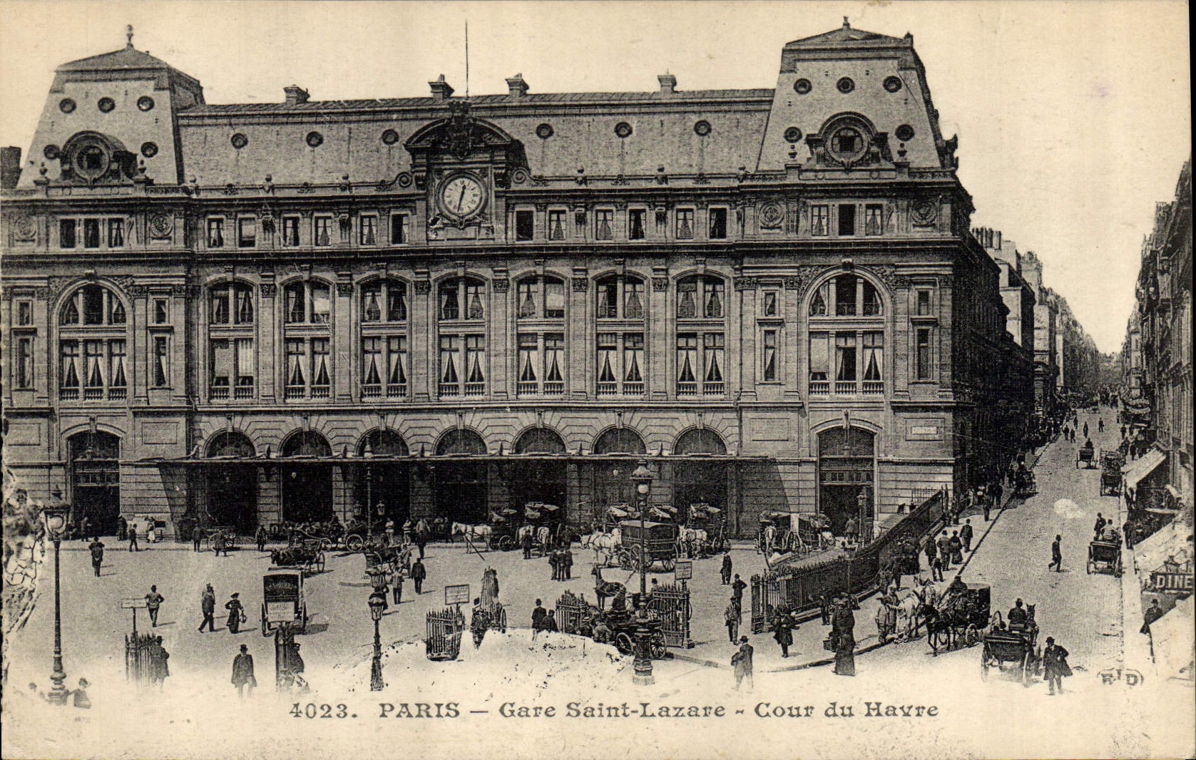 CPA Paris Gare Saint Lazare Cour du Havre