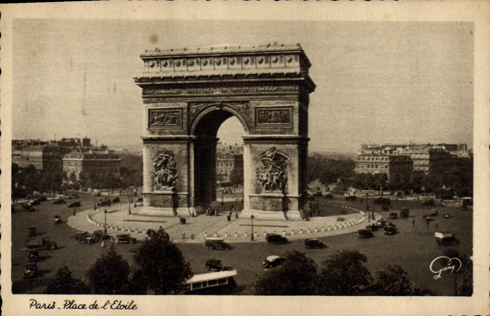 CPA Paris Place de l'Etoile 