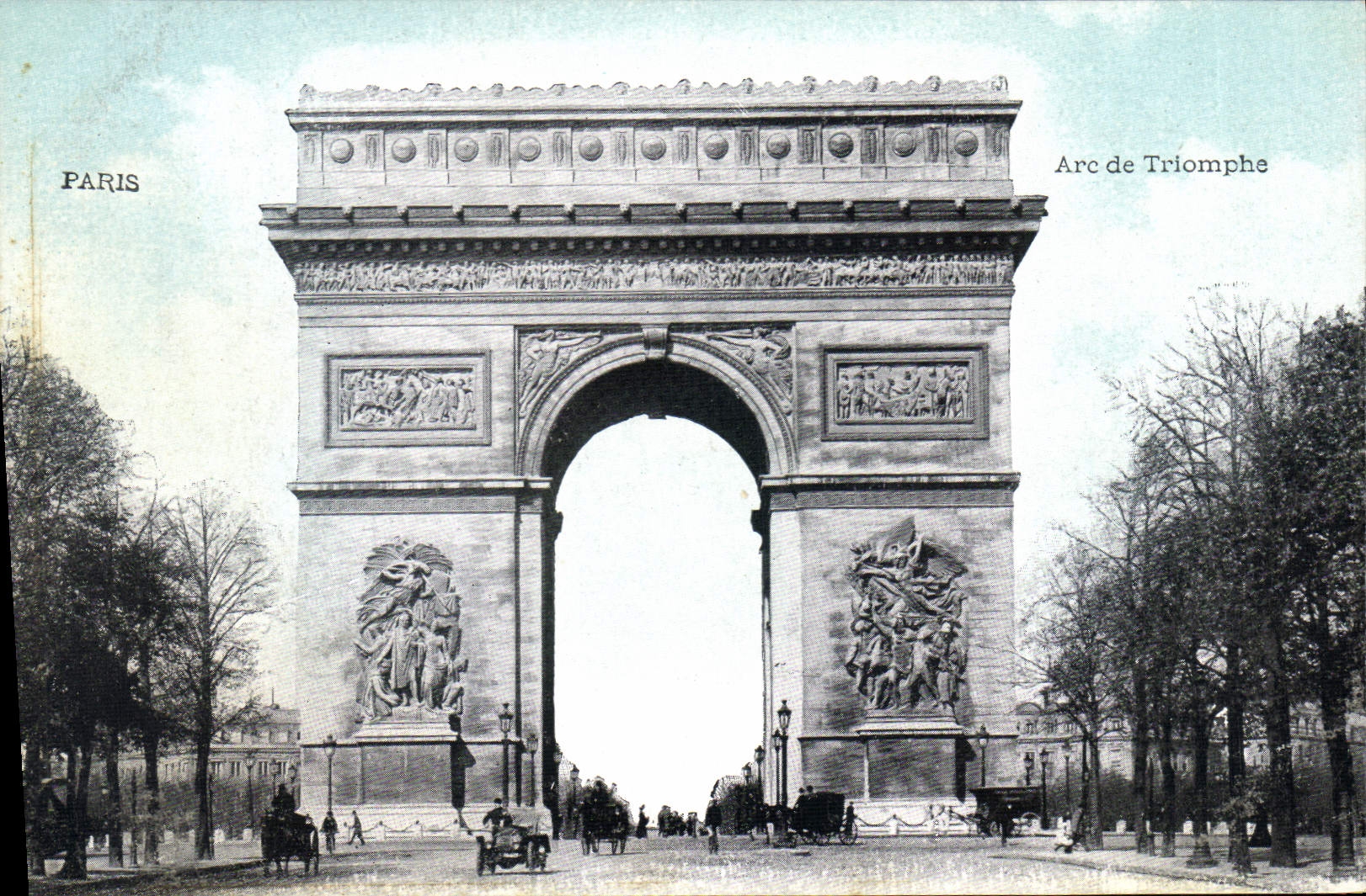 CPA Paris Arc de Triomphe 