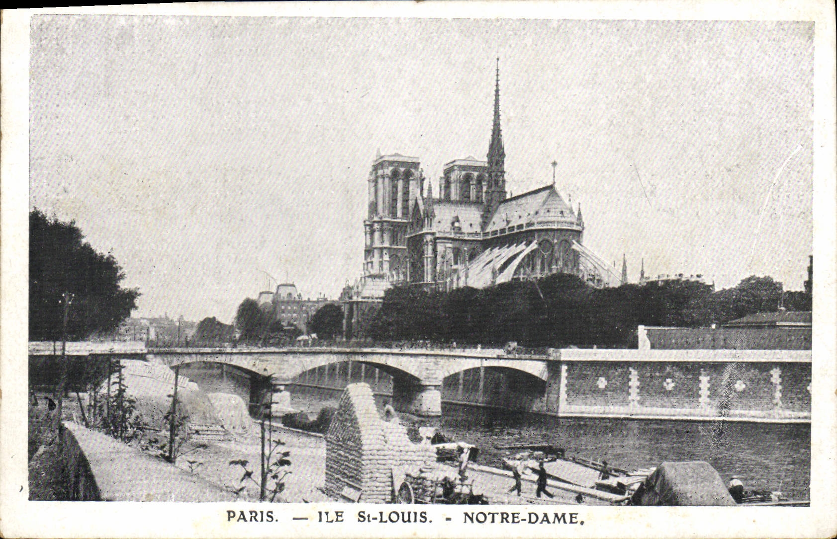 CPA Paris Ile St Louis Notre Dame