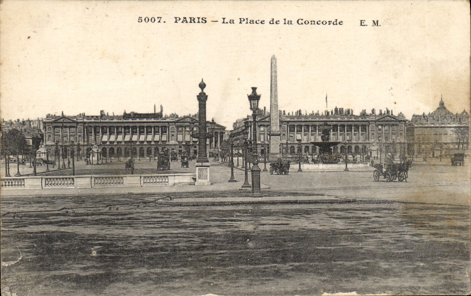 CPA Paris La Place de la Concorde 